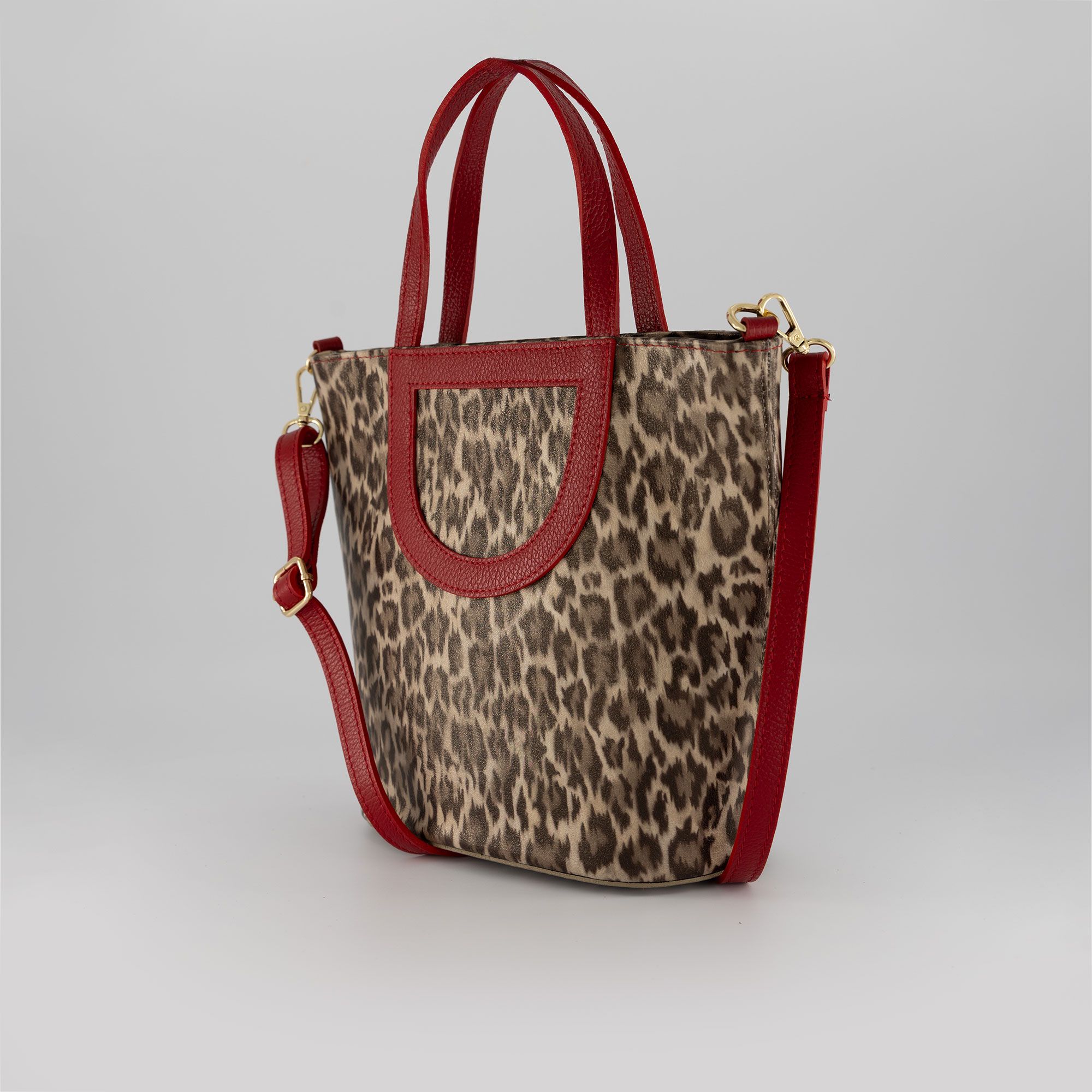 Le Corone Bags Borsa a mano Horse Leo in pelle con due manici