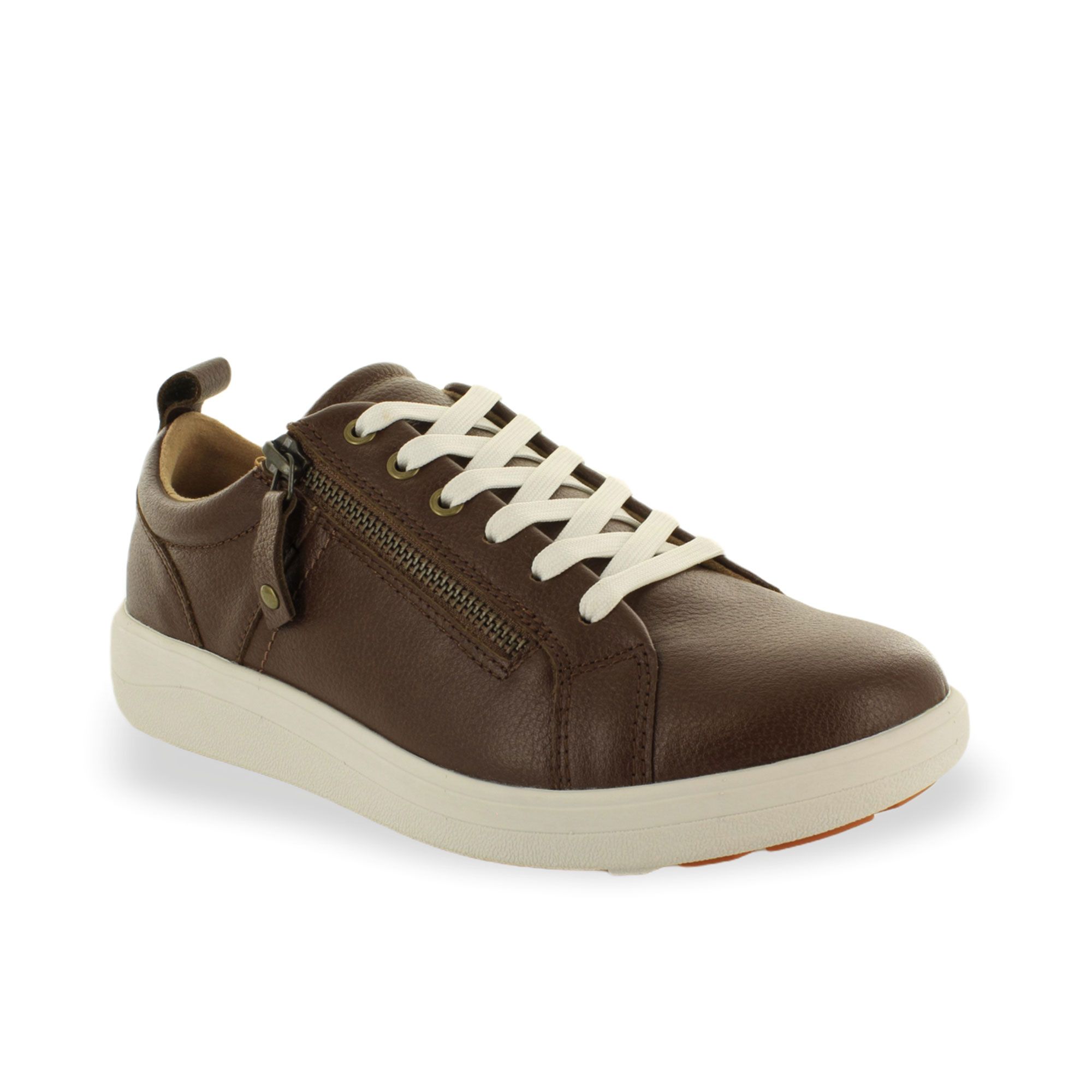 Image of Strive Footwear Sneaker in pelle con zip esterna e suola 3,5 cm061