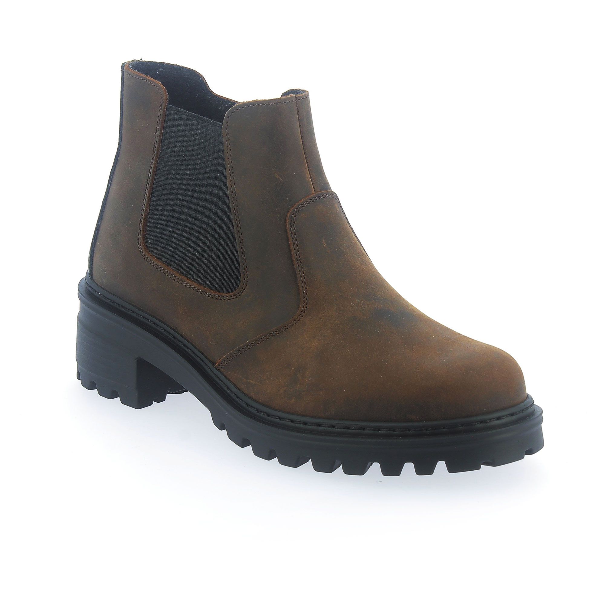Sanagens
Stivaletti in pelle
nabuk con 
tacco 5 cm