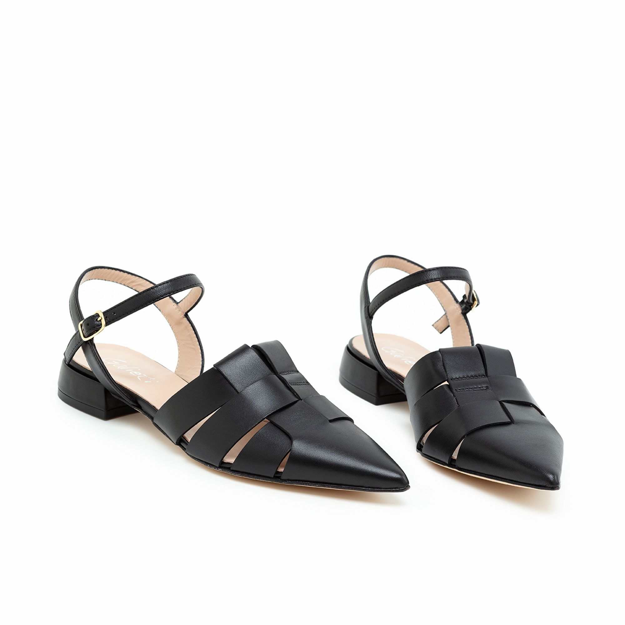 Galieti Scarpe slingback in pelle scamosciata con tacco 3cm