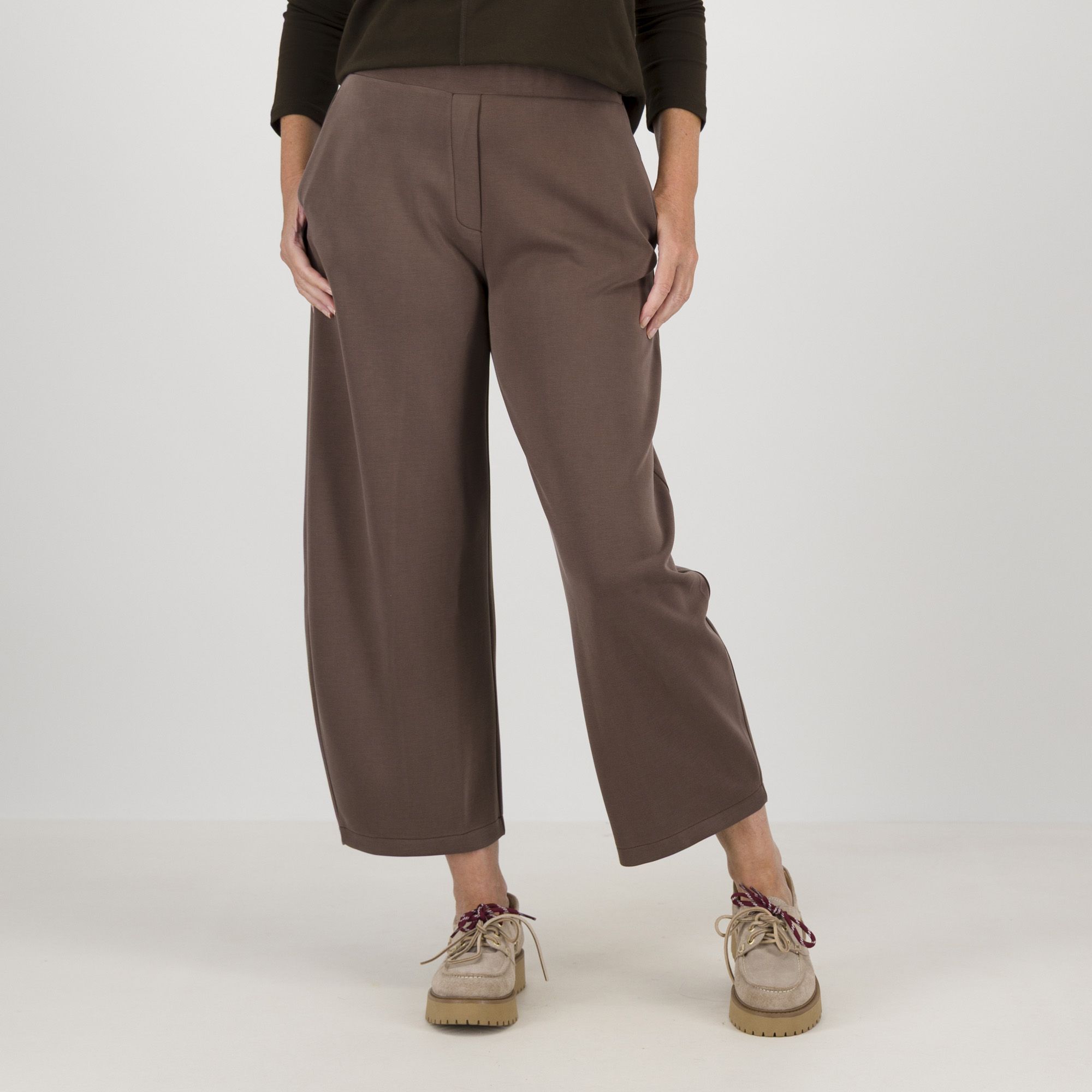 Caterina Lancini Pantaloni barrel con elastico