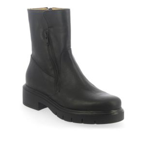 Sanagens
Tronchetti in pelle
con zip diagonale
e tacco 4 cm