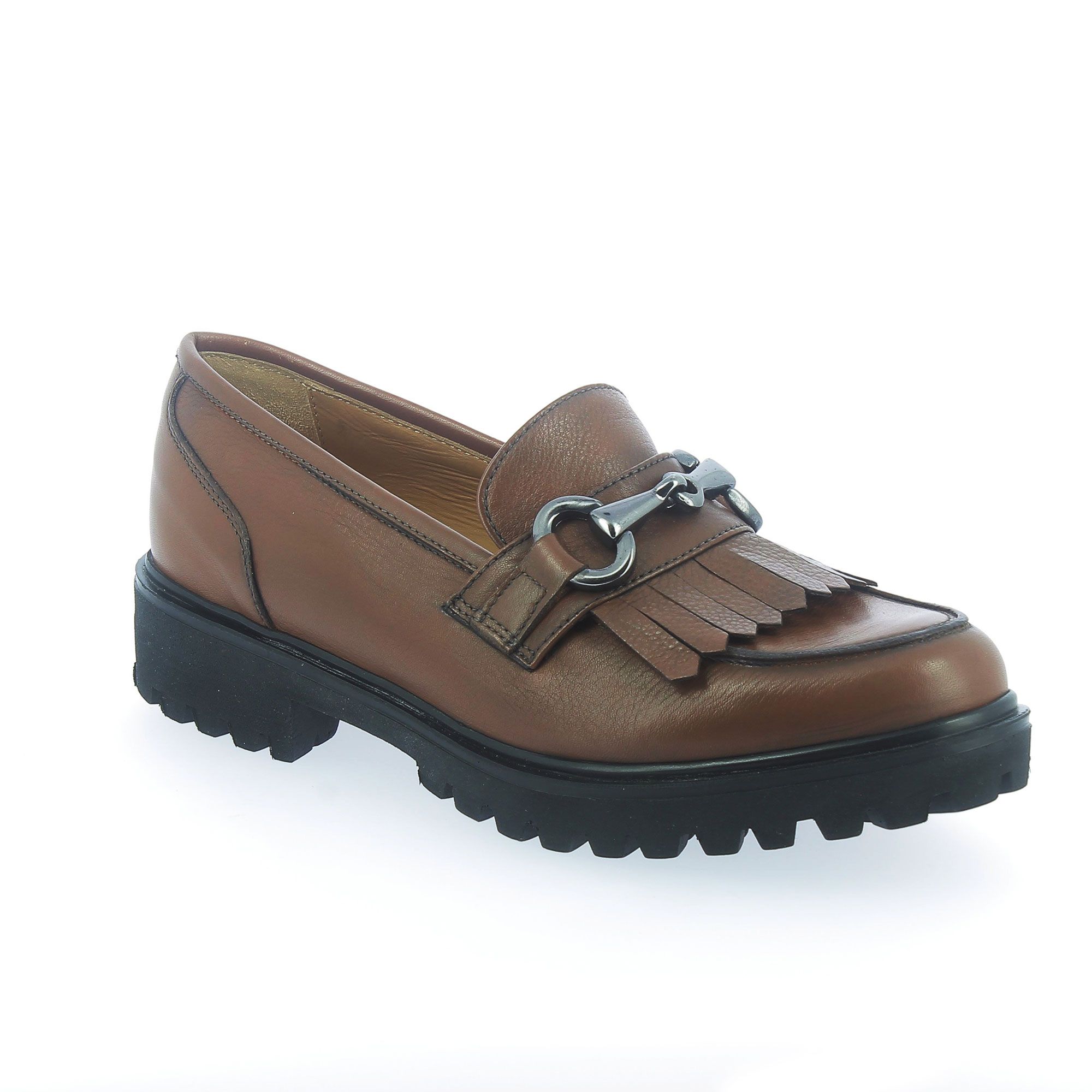 Sanagens
Mocassini in pelle
con frange
e tacco 3,5cm