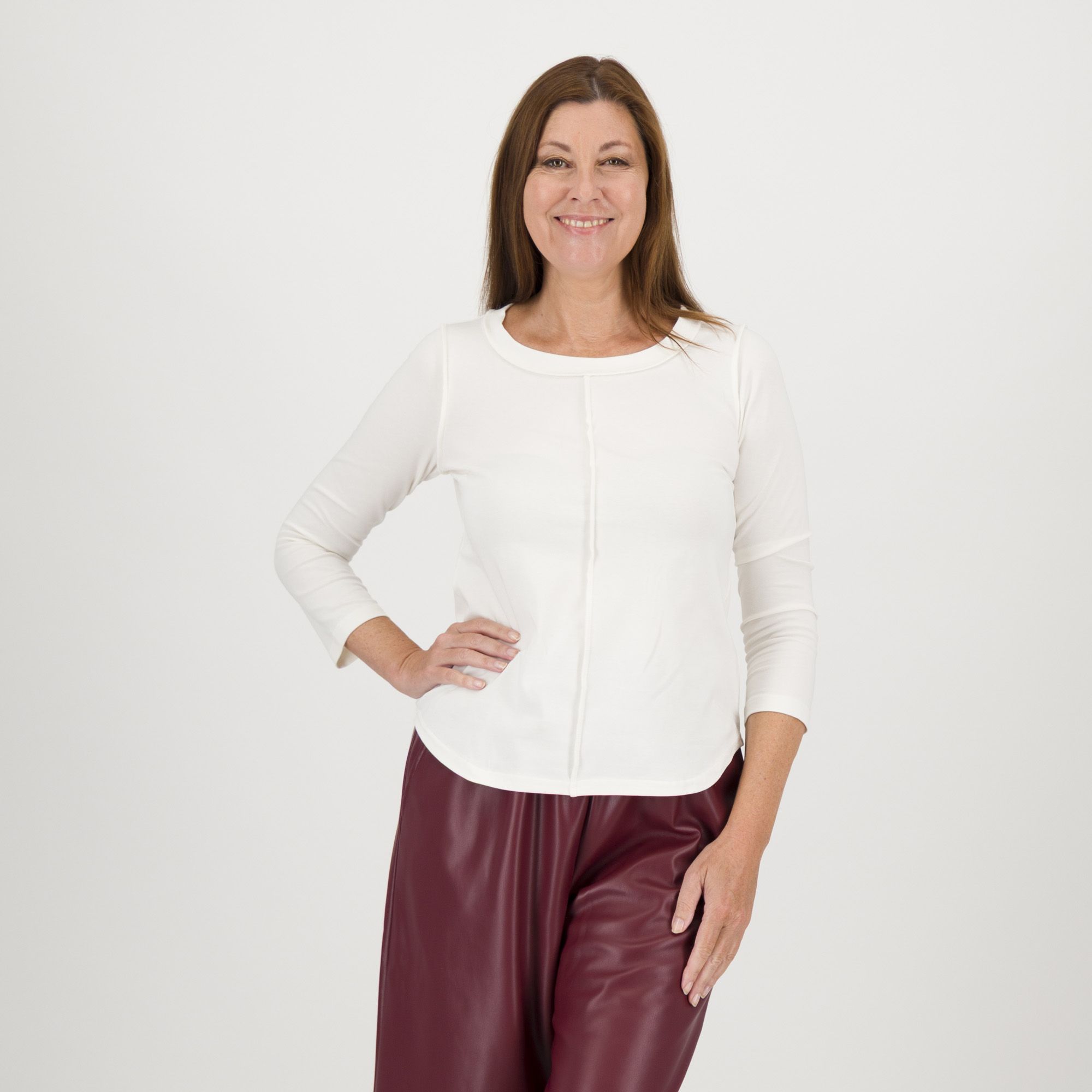 Caterina Lancini
T-shirt in cotone
con scollo tondo