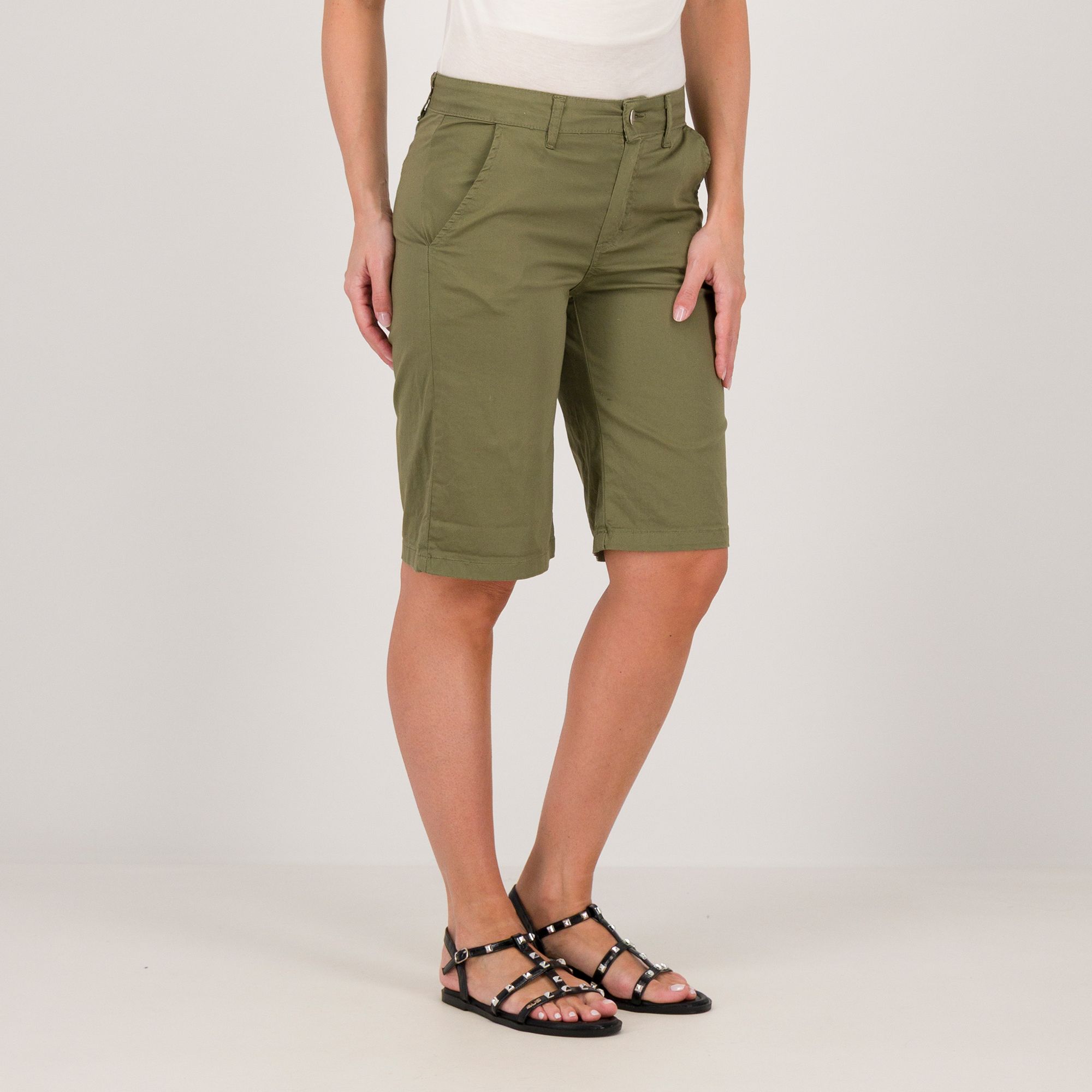 Rebeka Ross Pantaloncini con tasche in raso di cotone