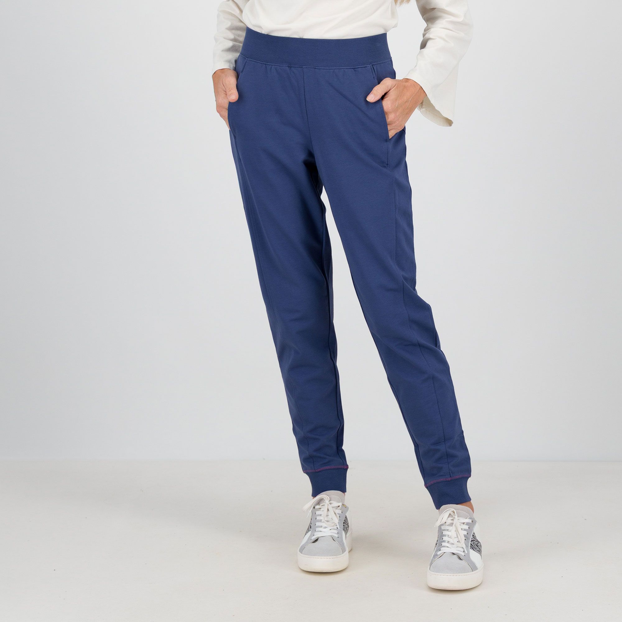 Denim & Co.
Pantaloni pull on
in felpa di cotone