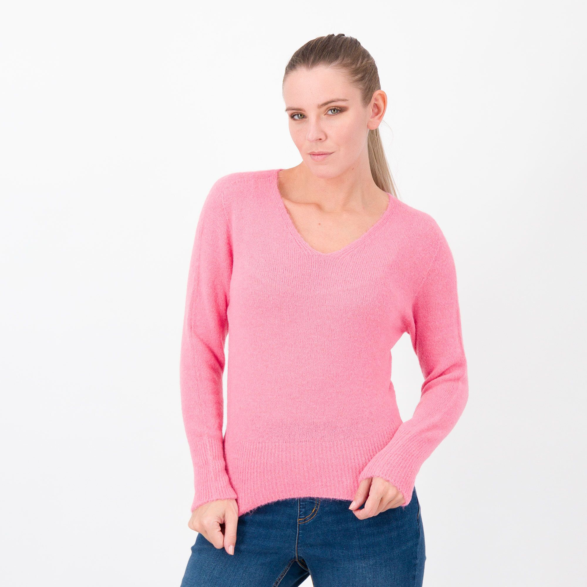 QVC HEKLA Maglia con scollo a V