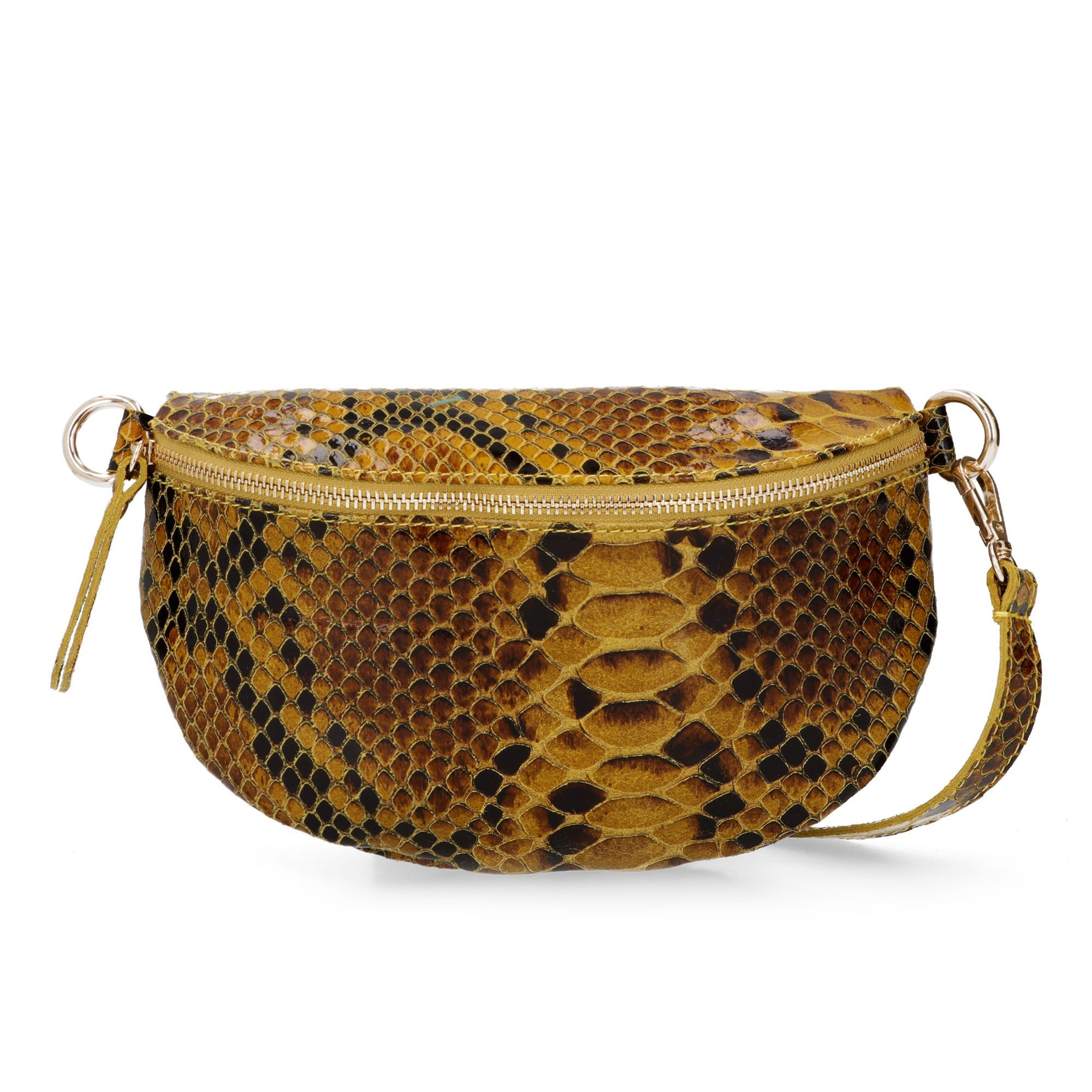 Le Corone Bags
Borsa/marsupio
Pito-Kangù in pelle
stampa rettile