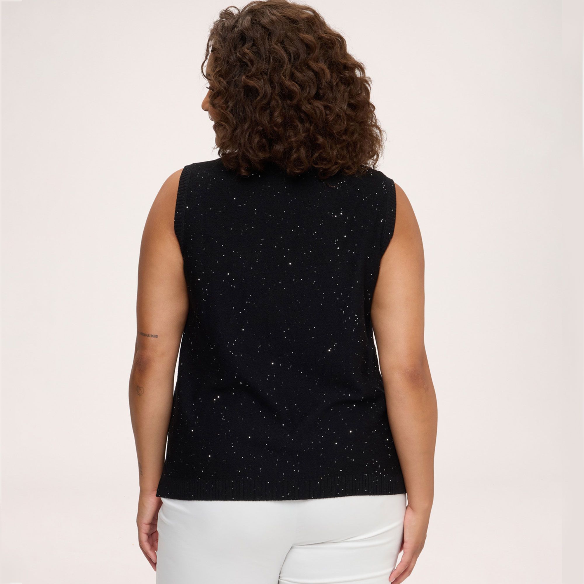 Fiorella Rubino Gilet smanicato con scollo a V