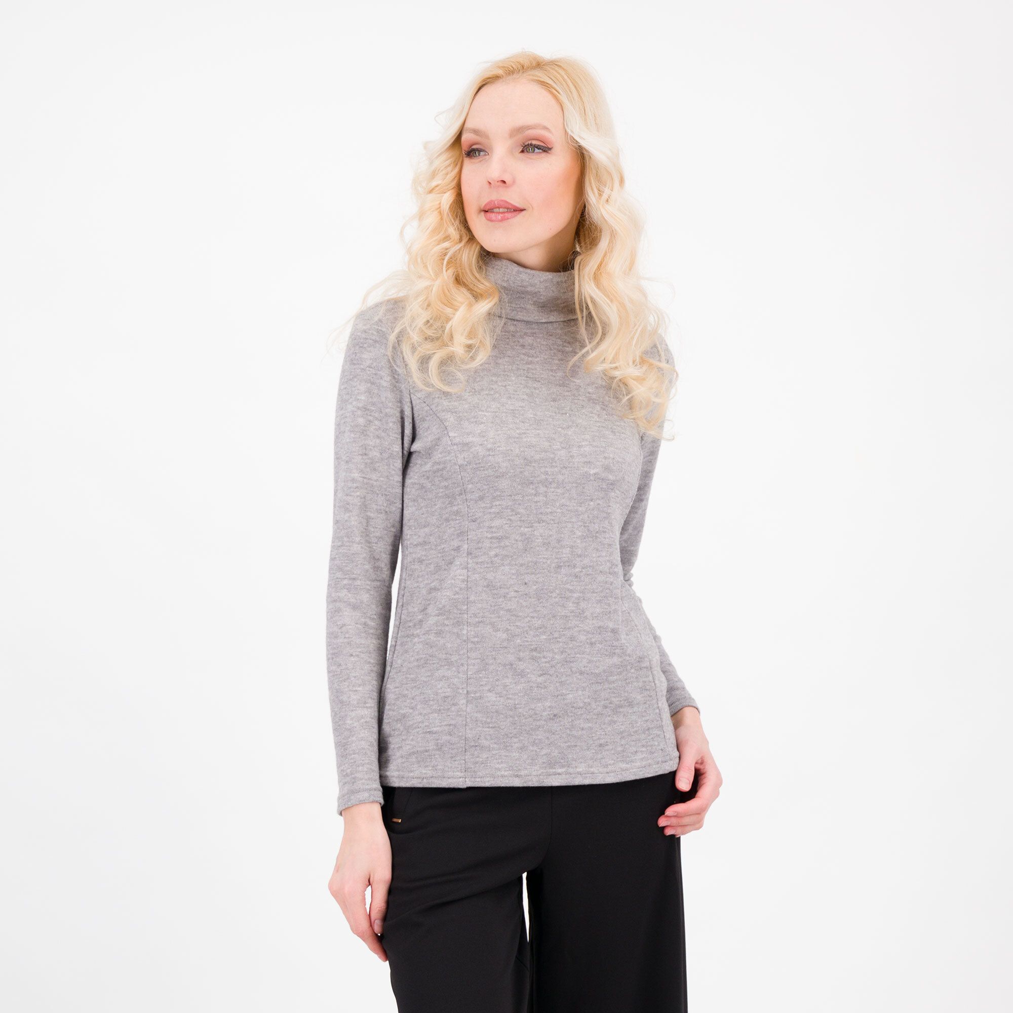 QVC Olly Doo Dolcevita in maglia mano cashmere