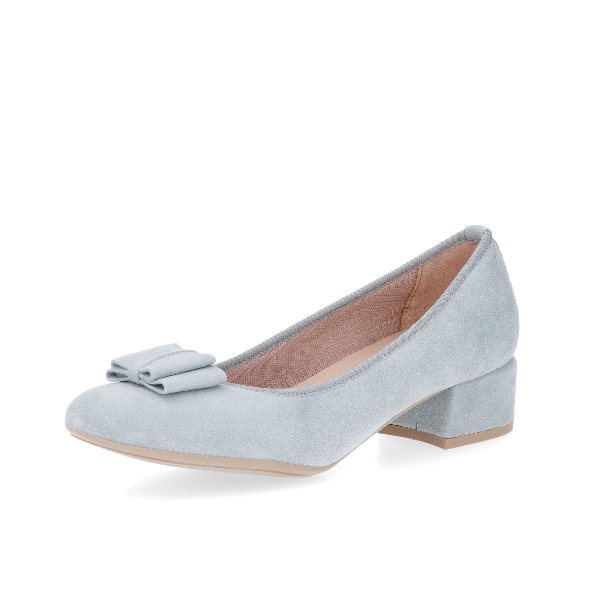 Confort
Ballerine in pelle
scamosciata con
fiocco