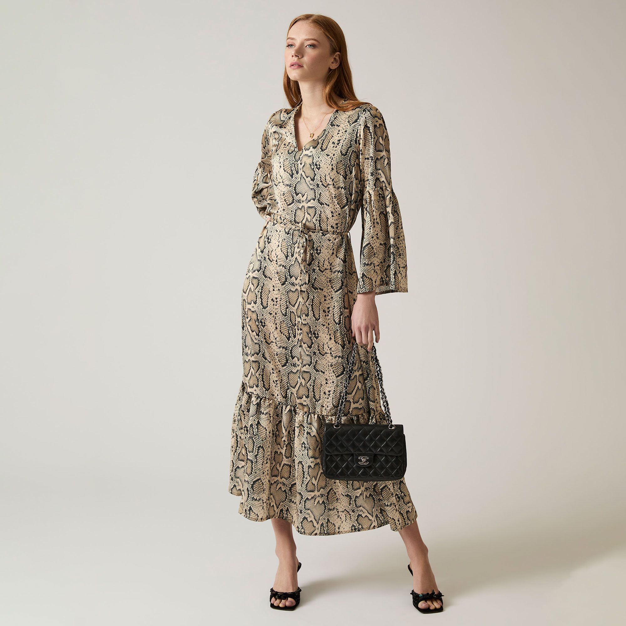 James Lakeland
Abito midi fantasia
con balze