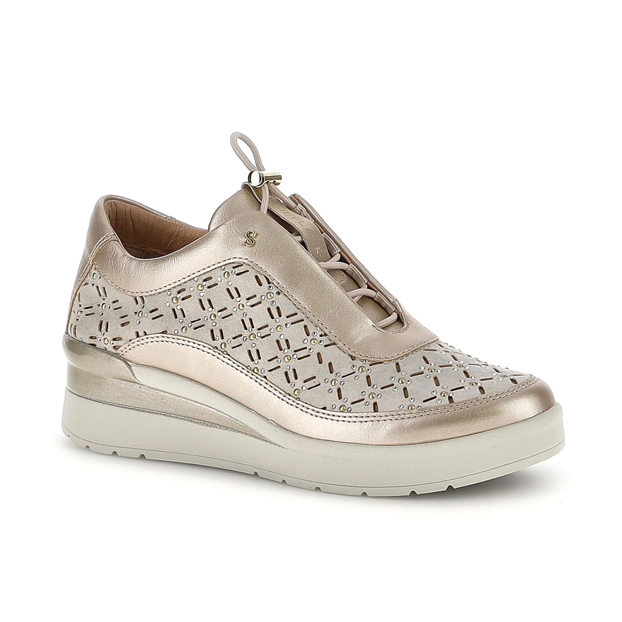 Stonefly
Scarpe Slip-on
con strass 
e suola 5 cm