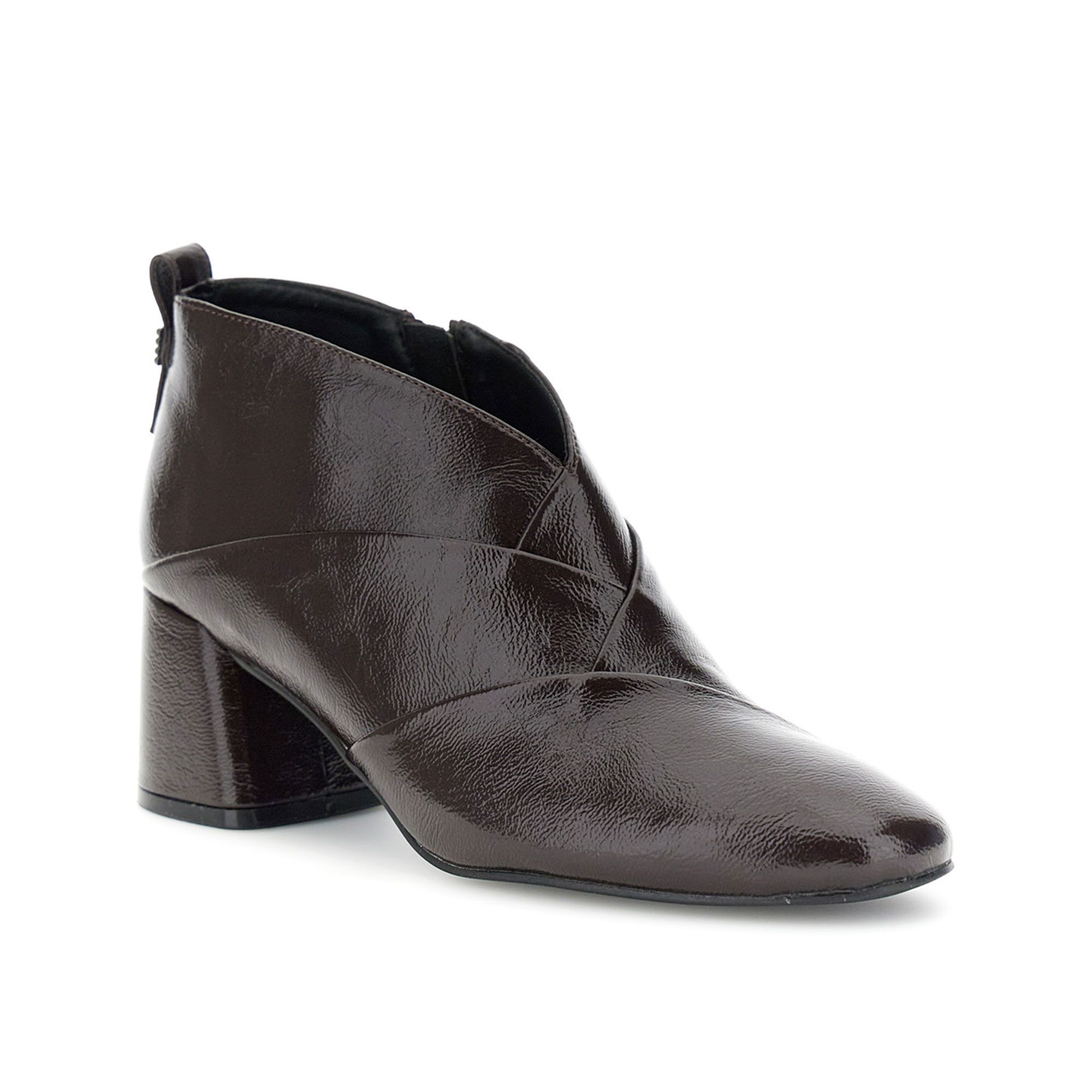 Cafè Noir
Tronchetto
effetto Naplak 
con zip e tacco 6 cm
