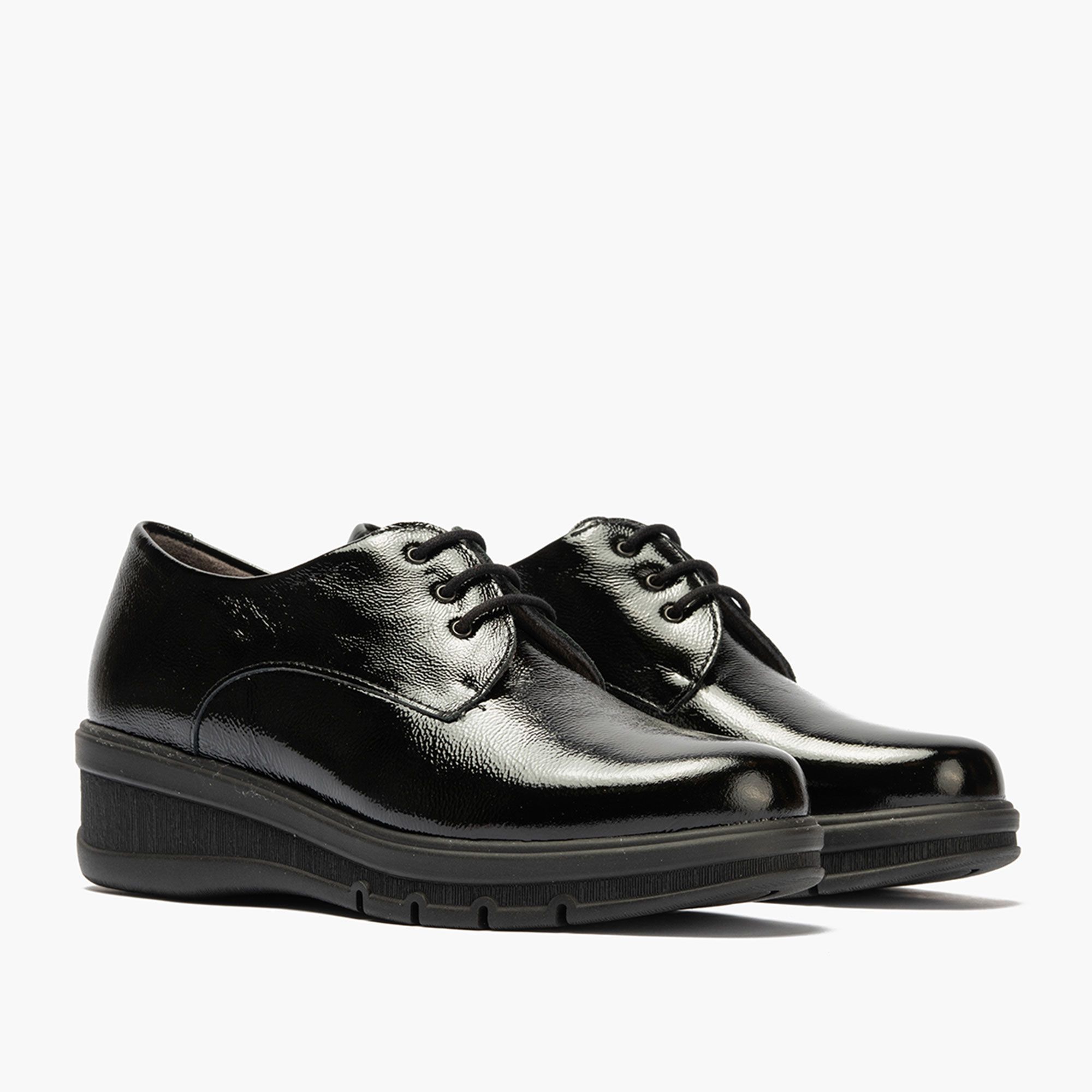 Pitillos Scarpe in pelle vernice con zeppa 4,5 cm