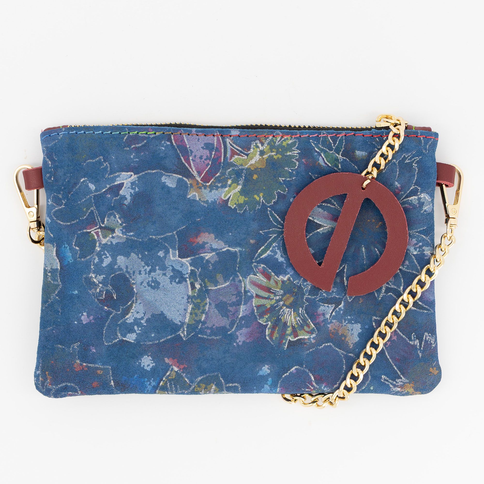 Ebarrito Pochette Joy a tracolla in pelle patchwork