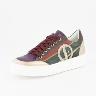 Ebarrito
Sneaker in pelle
patchwork con
suola 3,5 cm