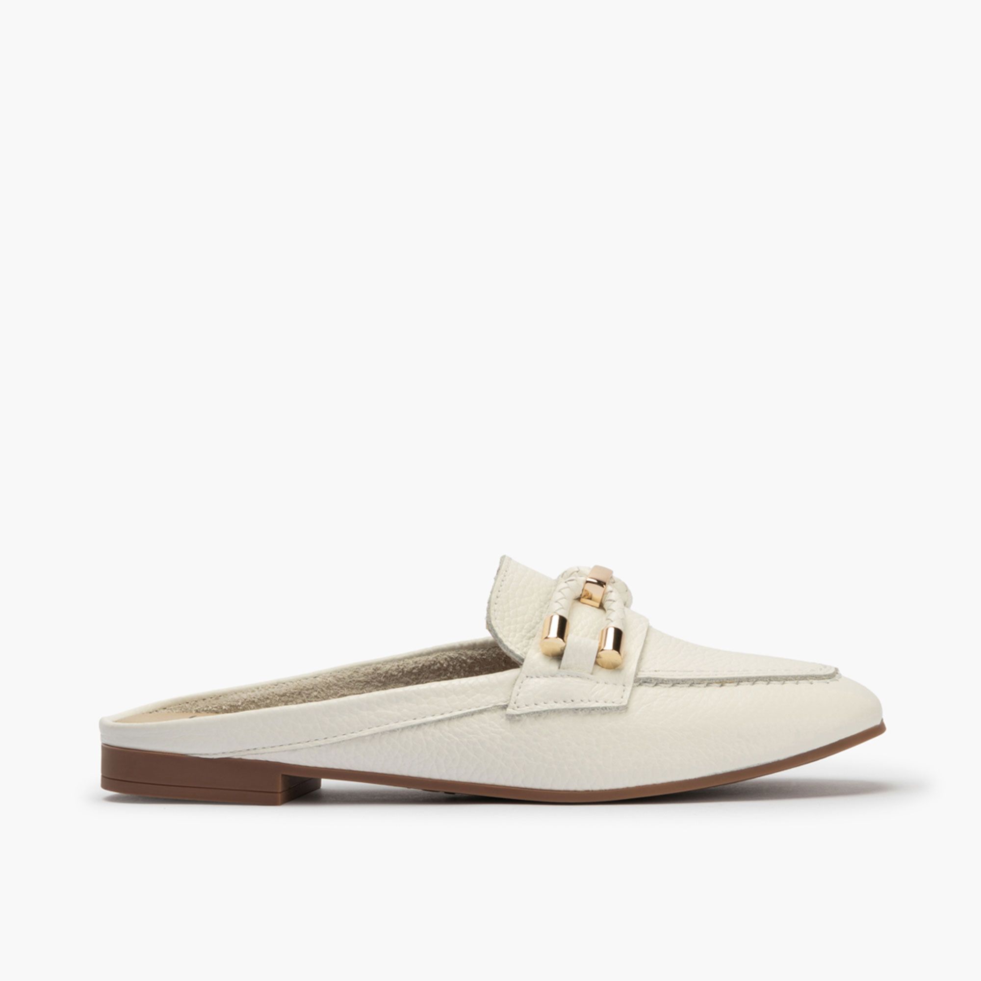 Pitillos Sabot in pelle con fascetta frontale e tacco 1,5 cm