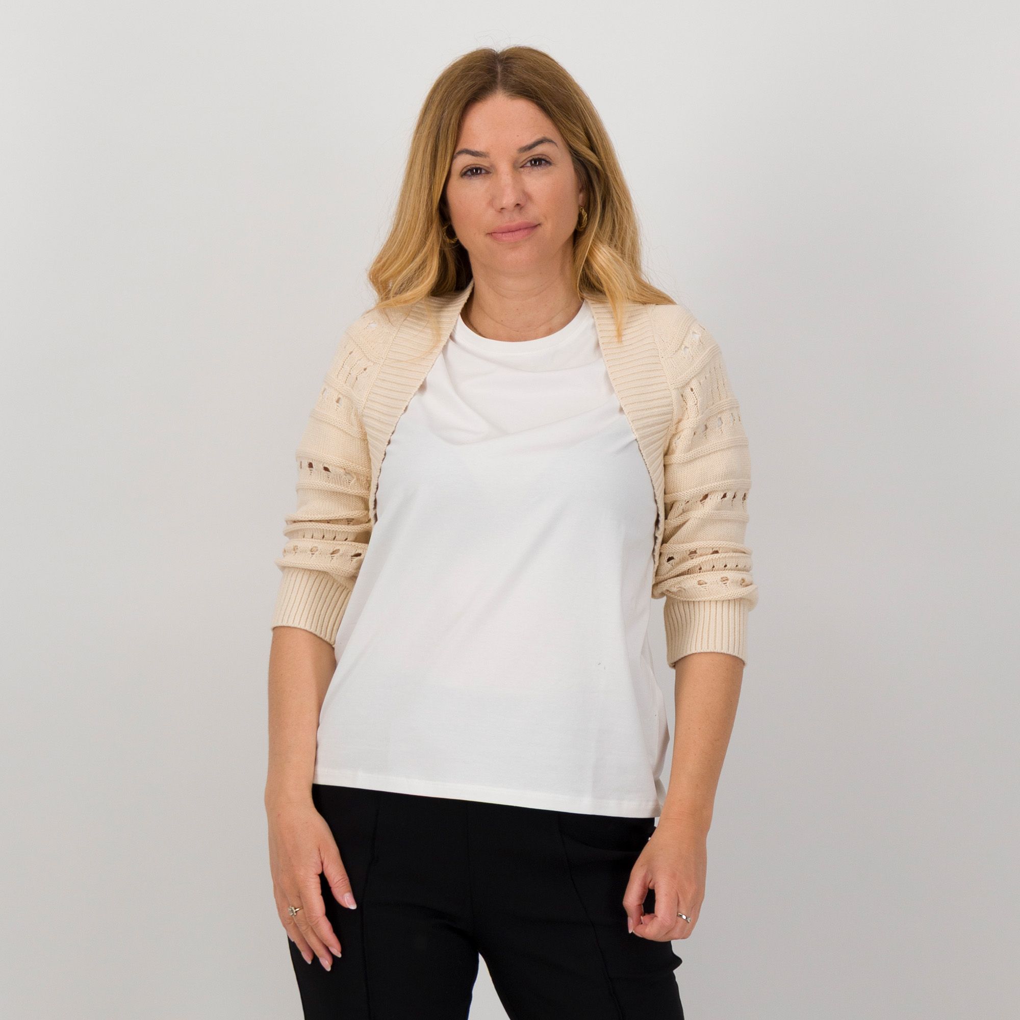 Wynne Layers Cardigan coprispalle in cotone