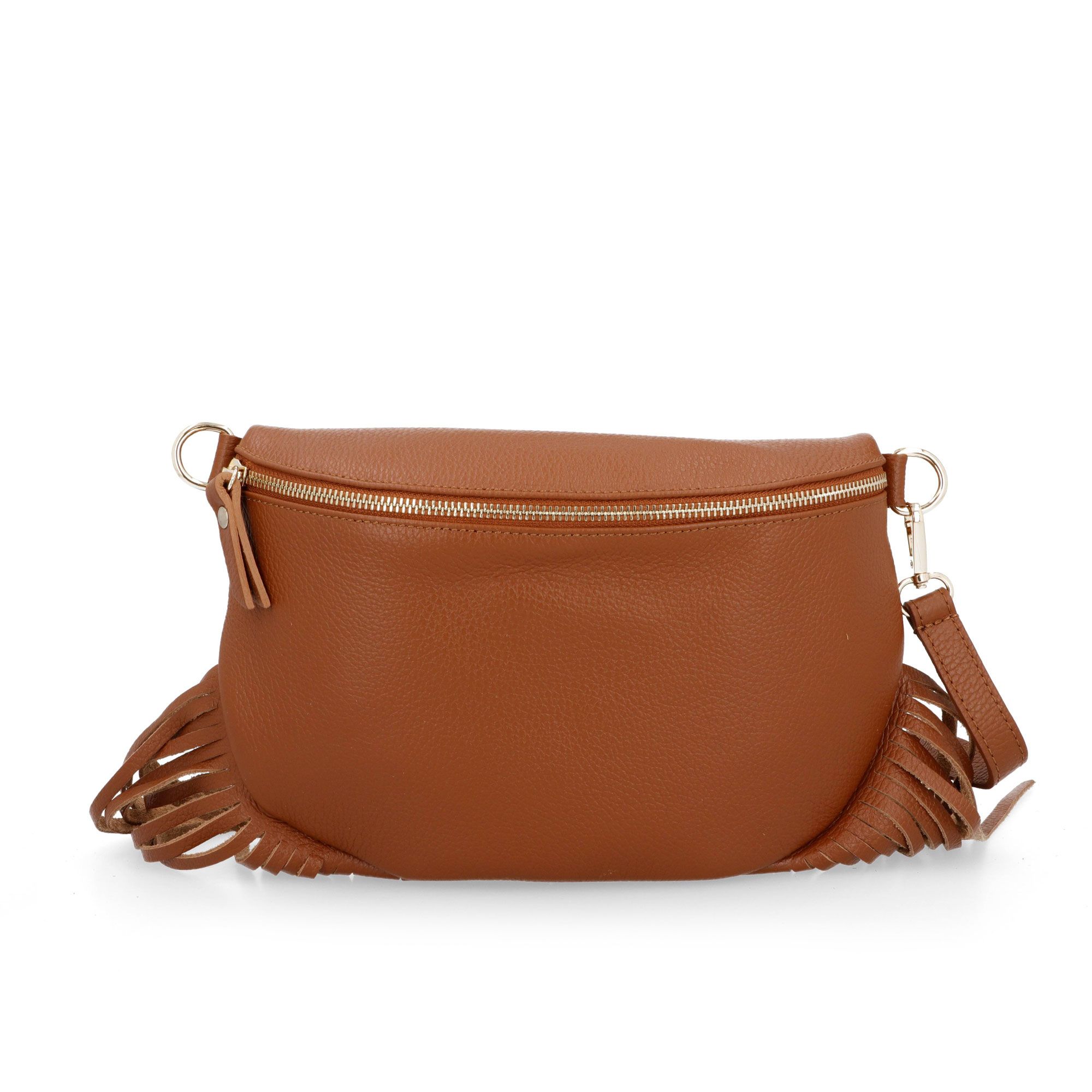 Le Corone Bags
Borsa/marsupio
Marsy 70 in pelle
con frange