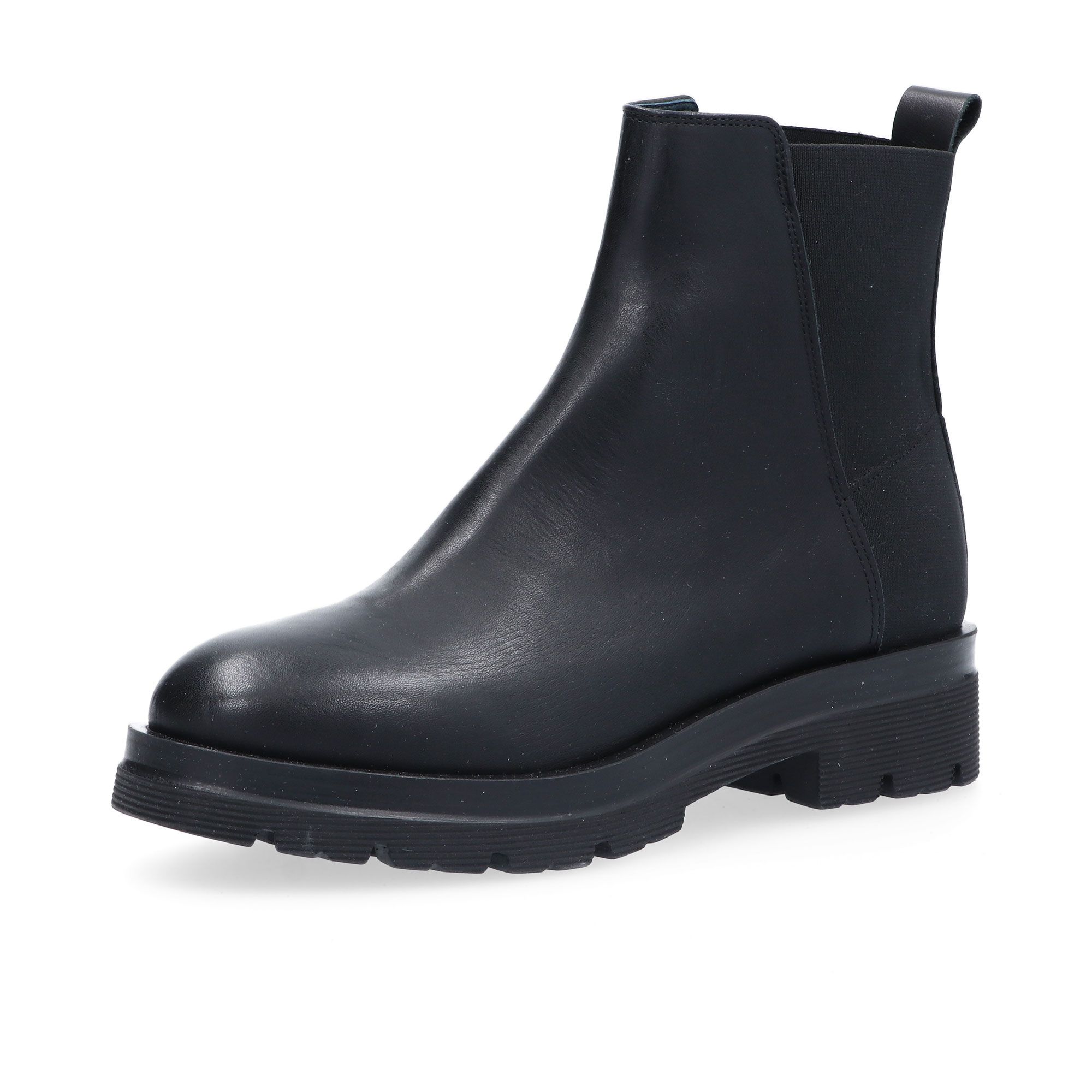 Soffice Sogno
Tronchetti in pelle
con inserto elastico
e tacco 4 cm