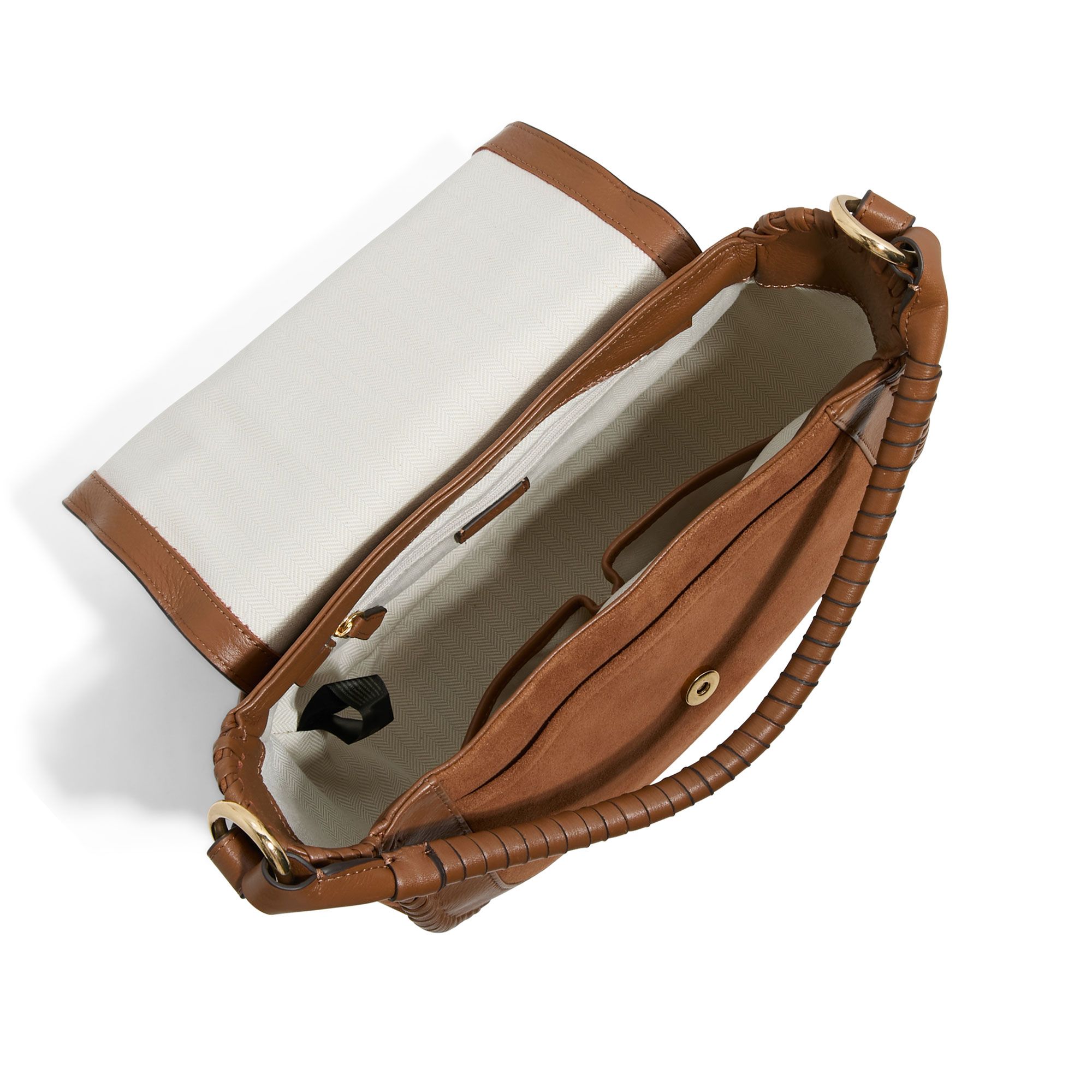 Aimee Kestenberg Borsa a tracolla in pelle con cuciture in rilievo