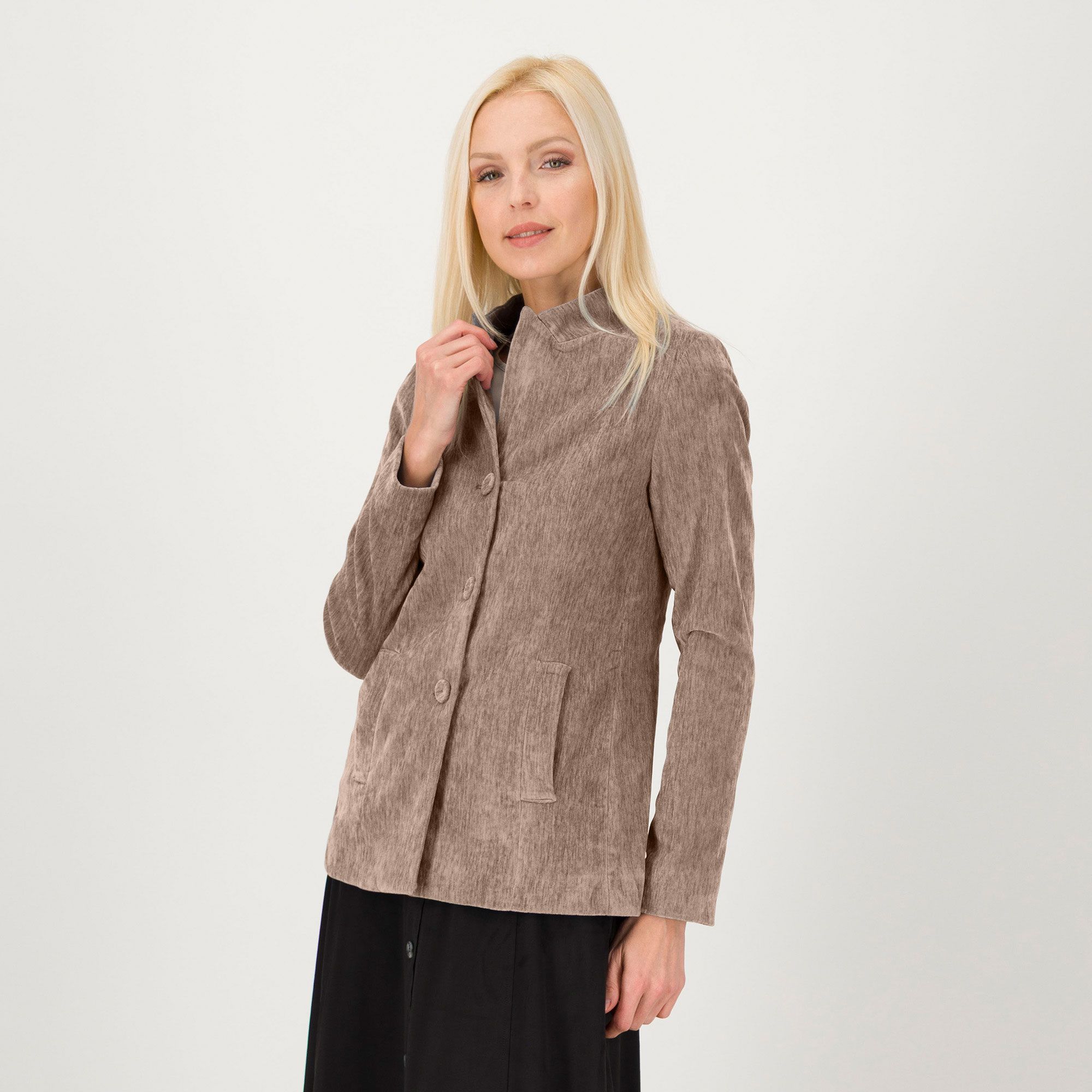 Caterina Lancini
Giacca blazer
in velluto
con spalline