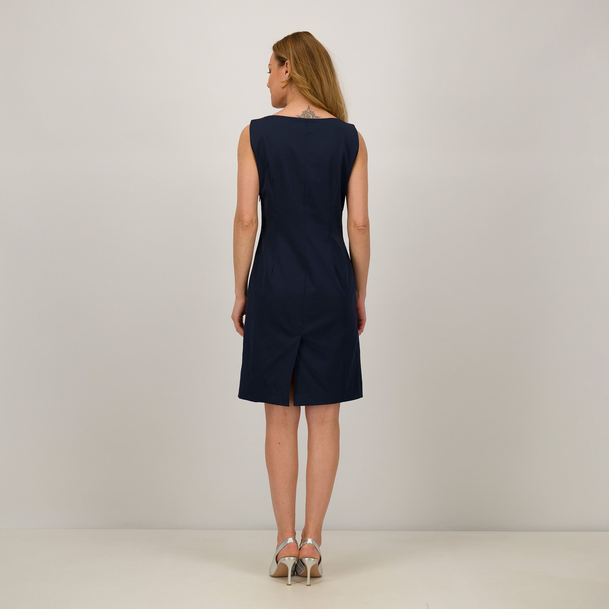 Officina della Moda Tubino in raso misto cotone