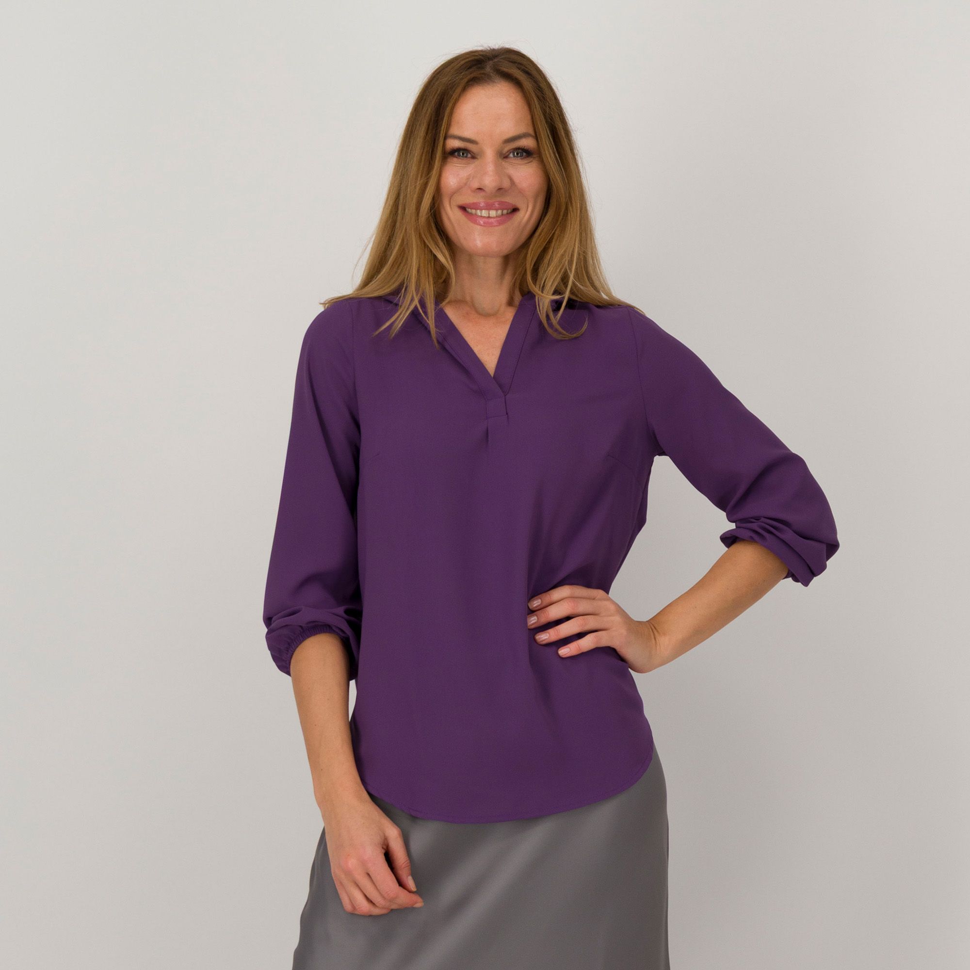 Caterina Lancini
Blusa in raso
con cappuccio
