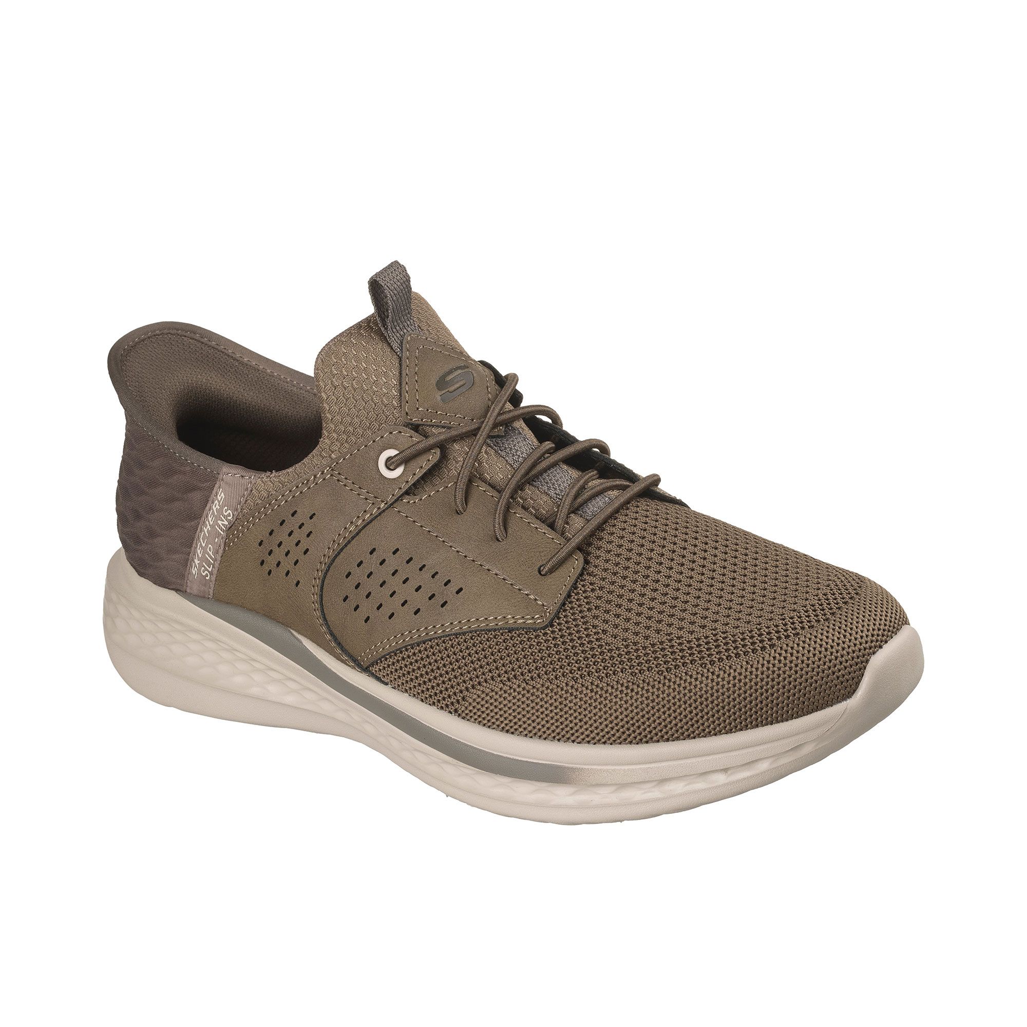 Skechers Sneaker da uomo con tecnologia Slip-Ins e lacci elastici