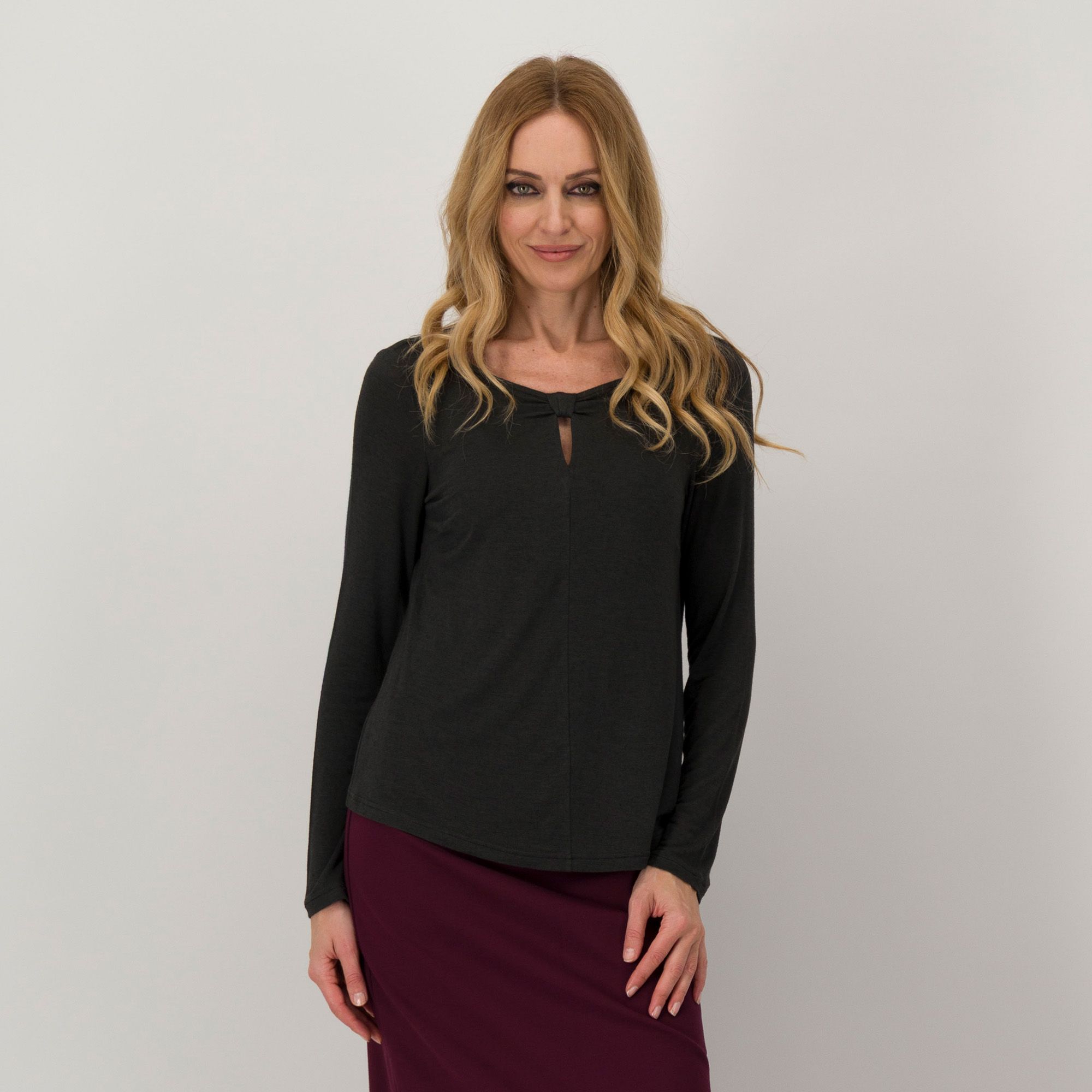 Caterina Lancini
Maglietta in viscosa
con lana
a maniche lunghe