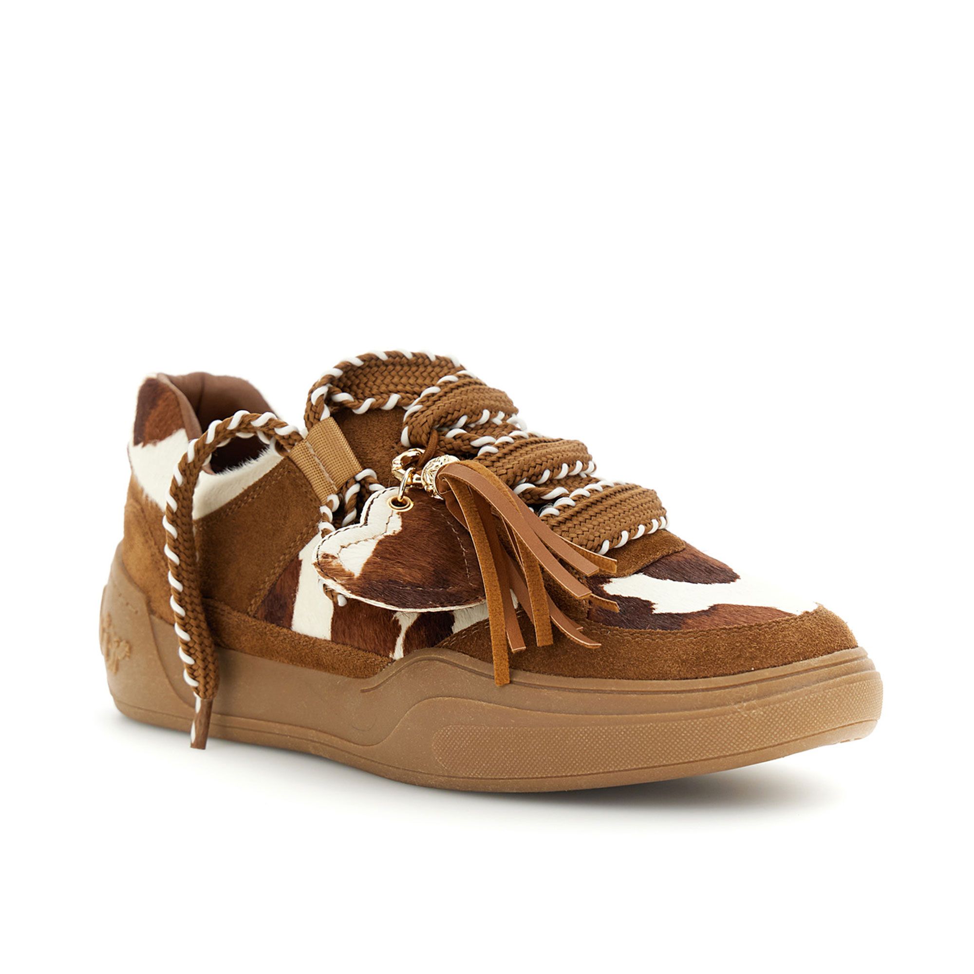 Cafè Noir
Sneaker in pelle
scamosciata con
suola 4 cm