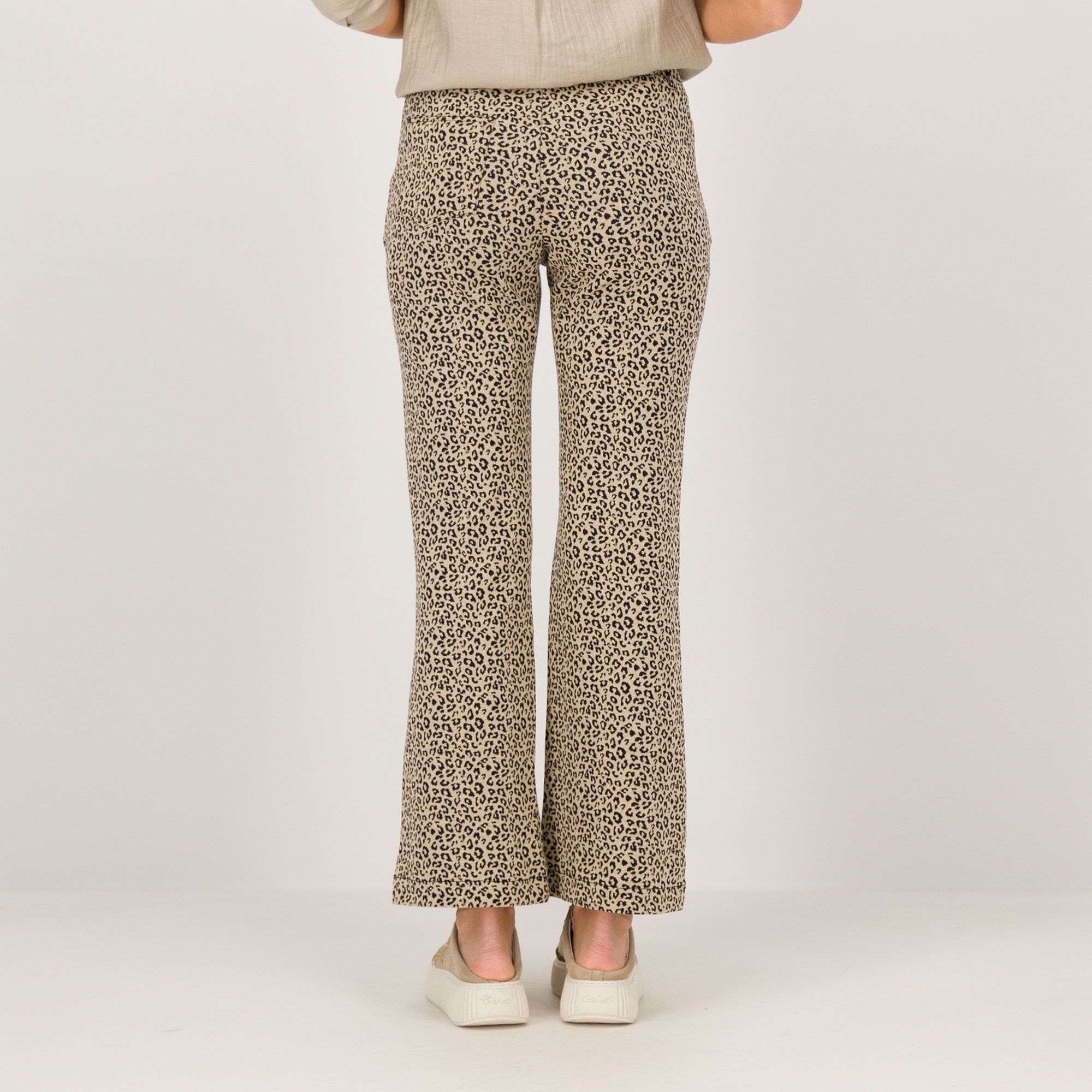 Noppies Tamar Pantaloni Di Maternità Donna - Modello Jaquard Bianco E Nero, Vita Regolabile