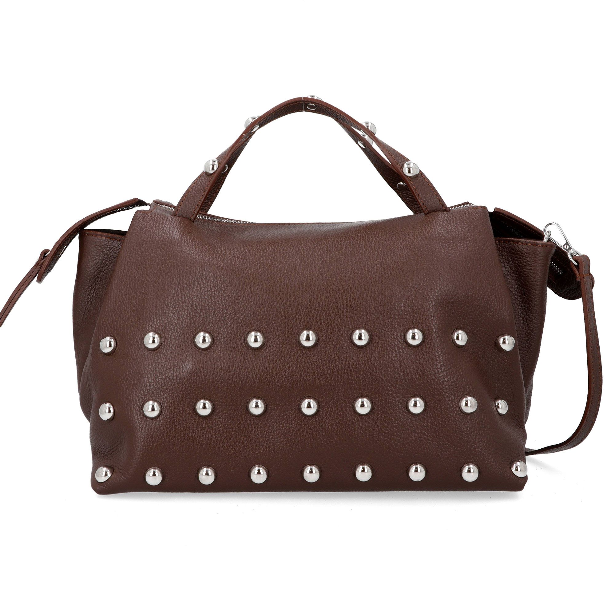 Le Corone Bags
Borsa a mano
Bubble Bag in pelle
con borchie