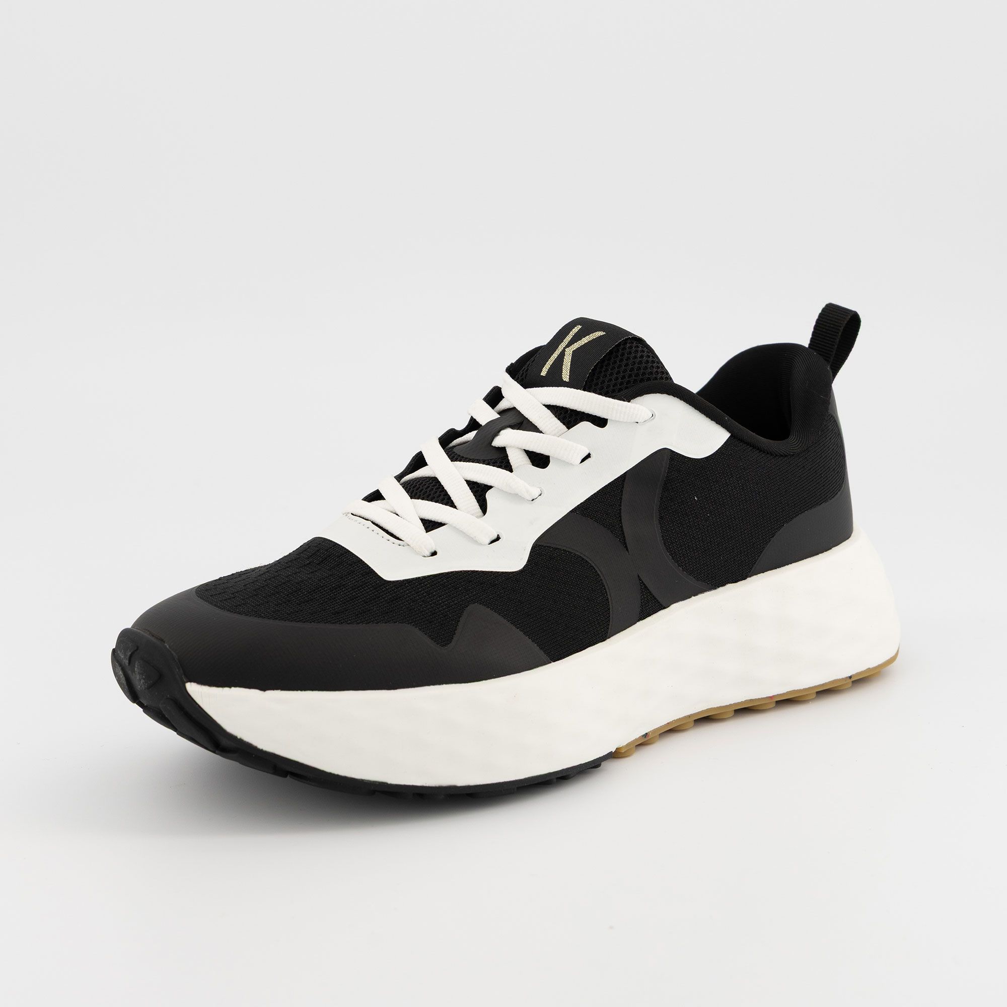 Kharisma Sneaker stringate con inserti e suola 4 cm