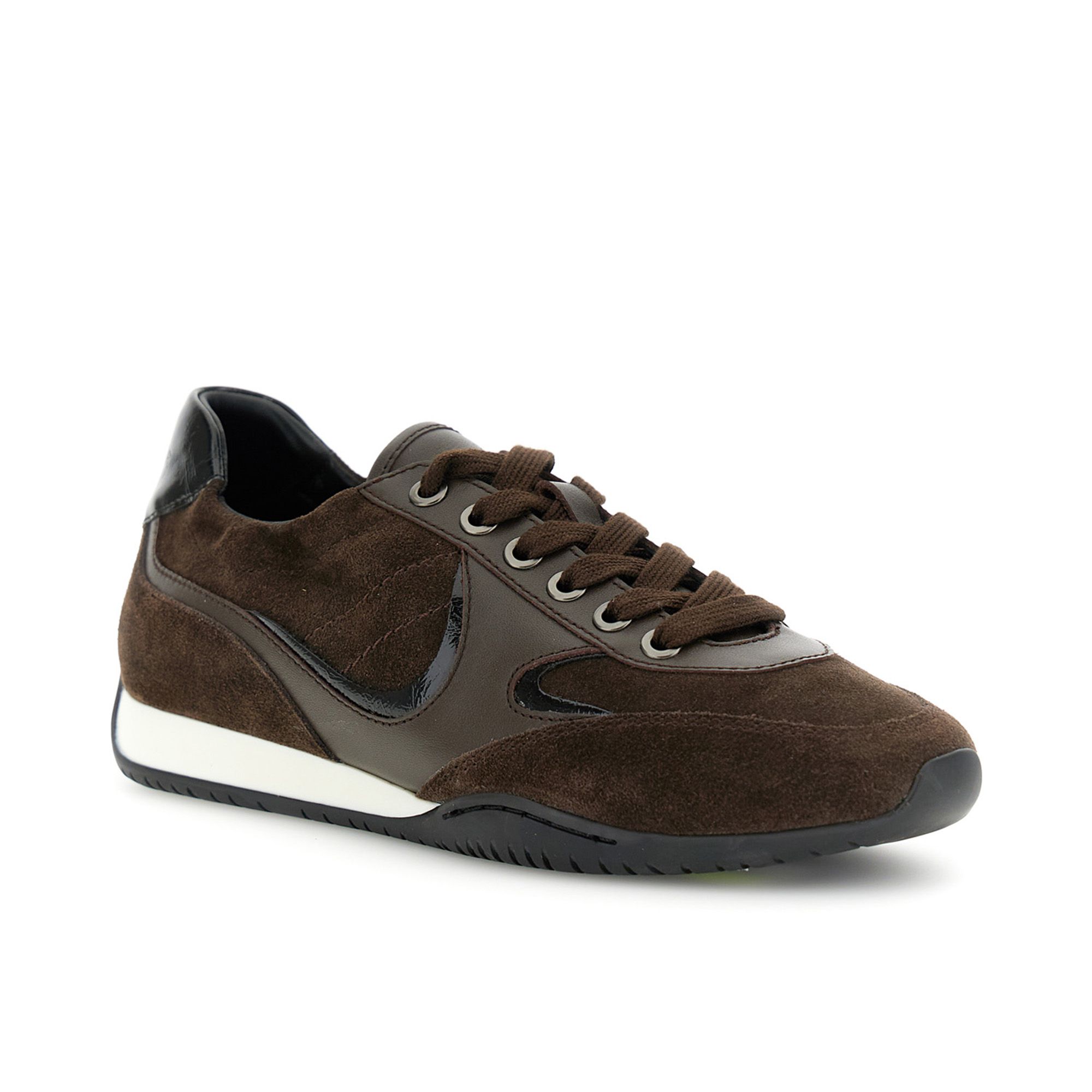 Cafè Noir
Sneaker in
pelle scamosciata
con elastico
