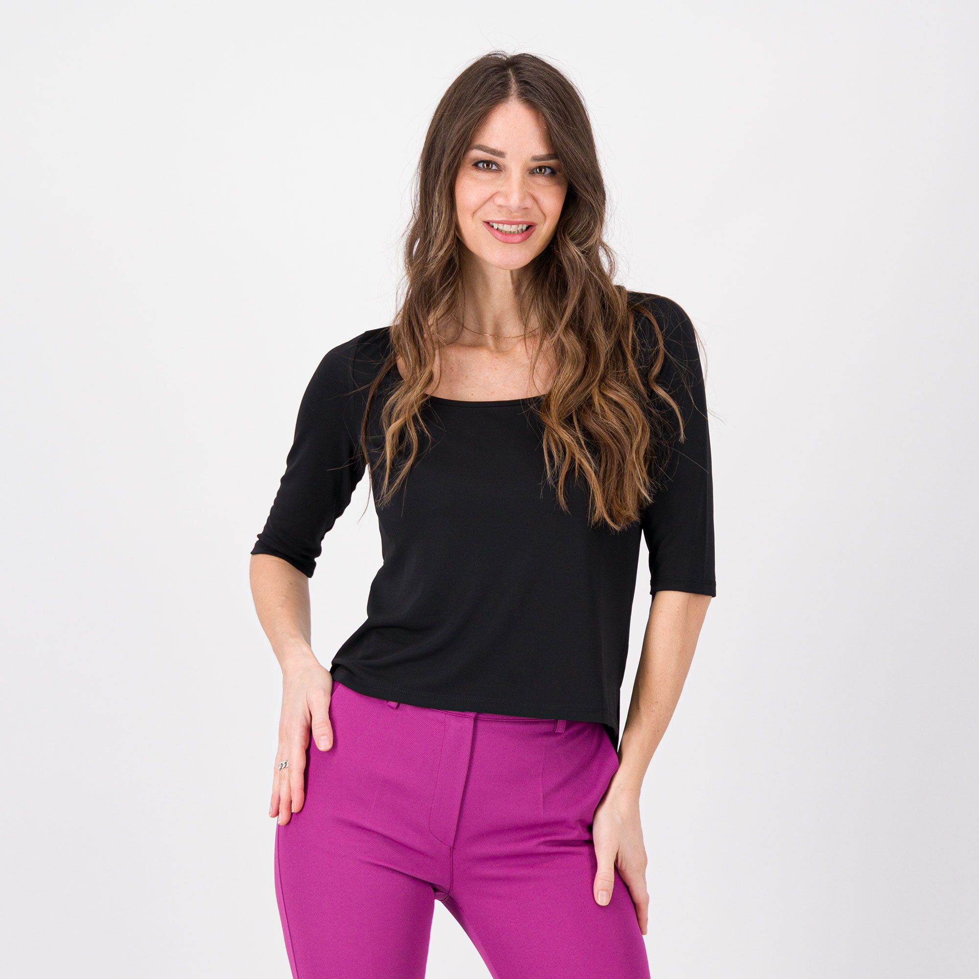 QVC PALAZZO MODA Top in jersey elasticizzato