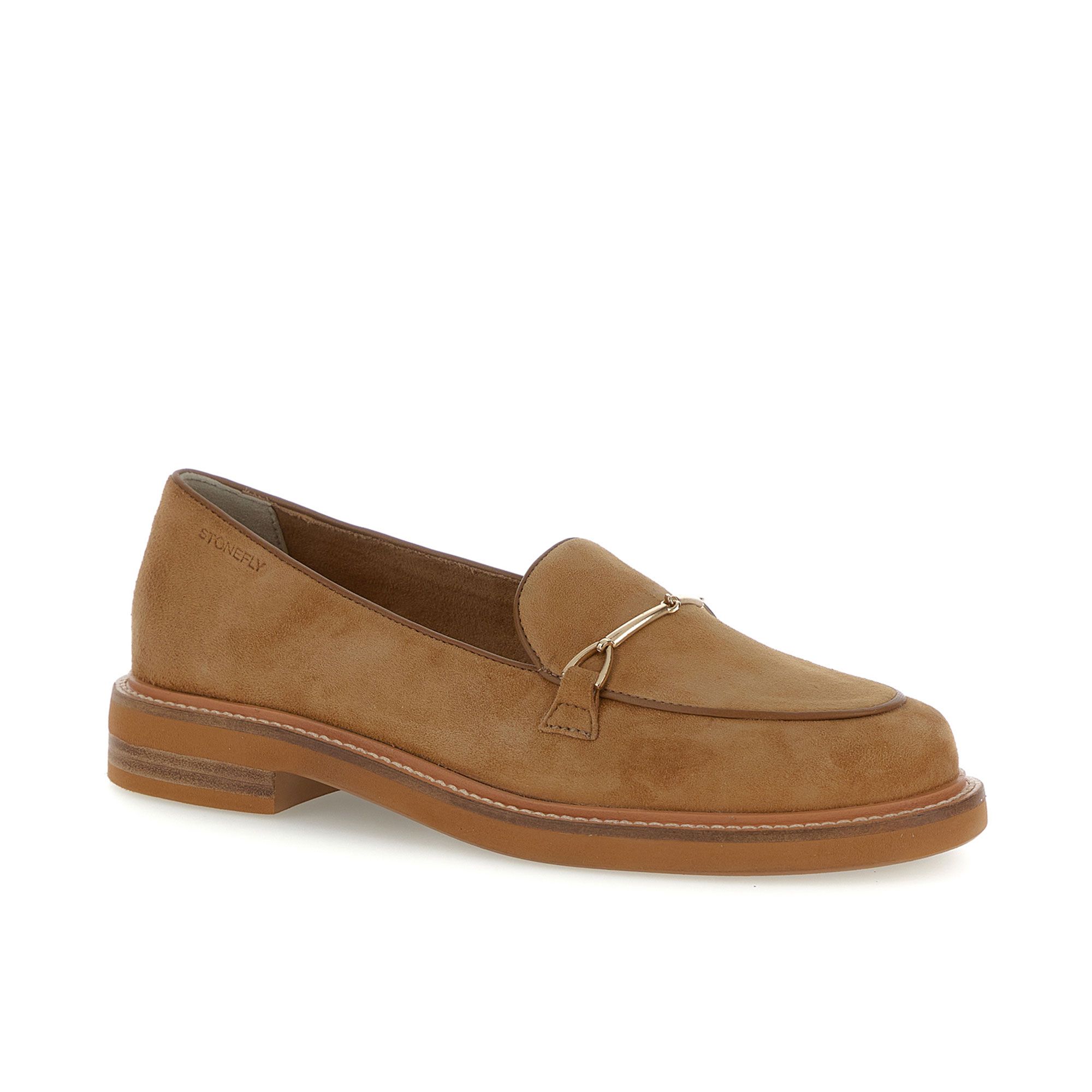 Stonefly
Mocassini
in pelle scamosciata
con morsetto frontale