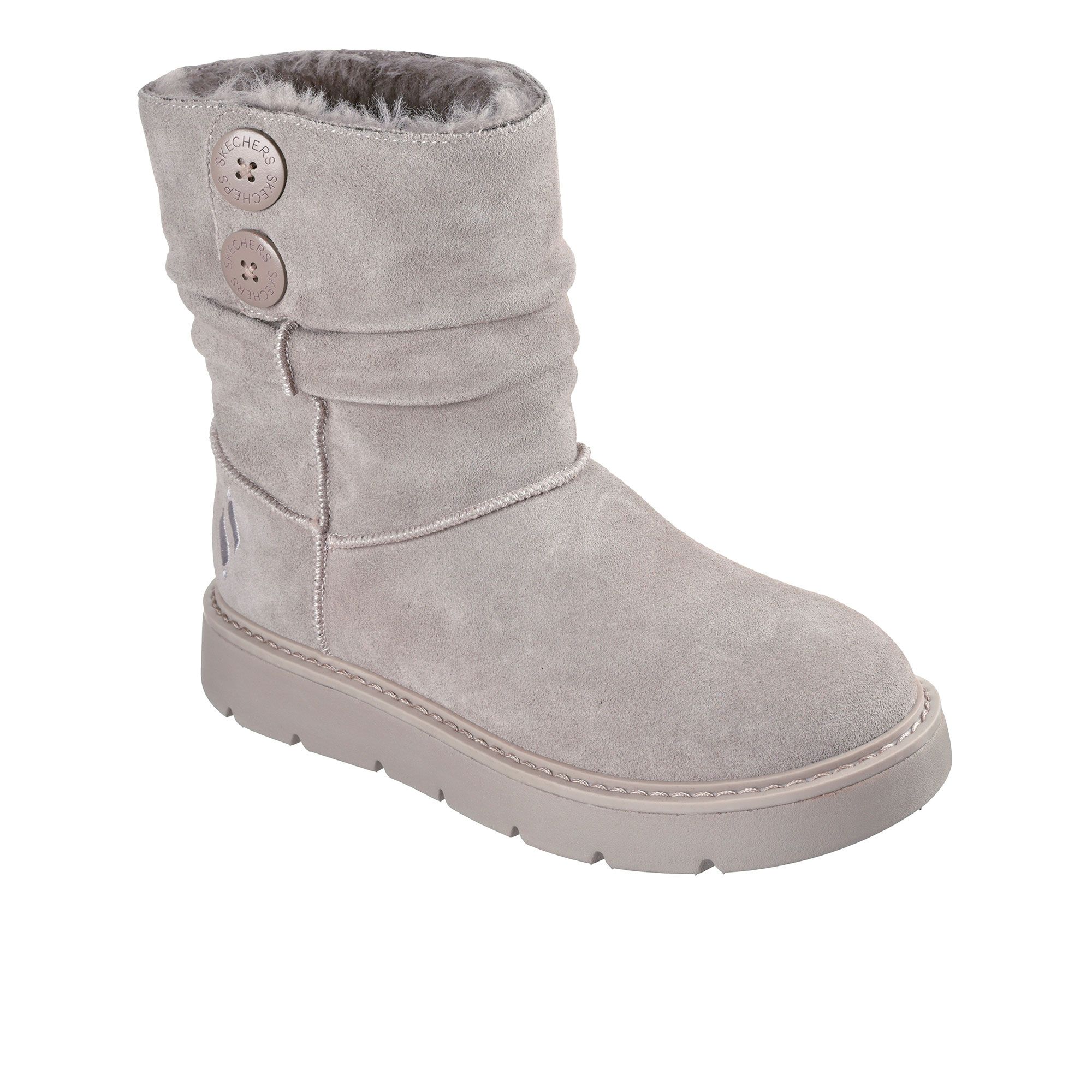 SKECHERS
Stivali in pelle
scamosciata con
fodera in lana