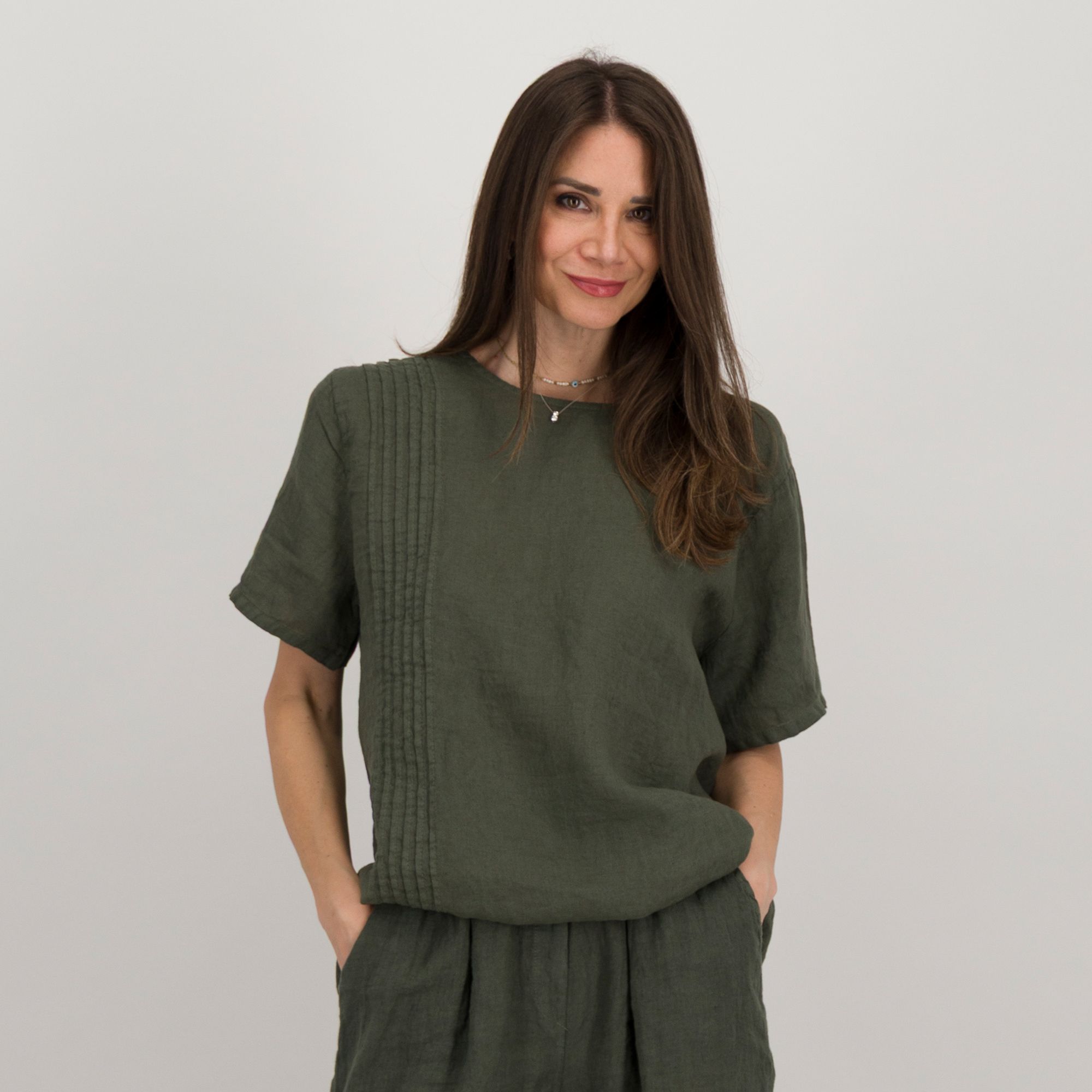 Lucrezia Sciortino T-shirt in lino