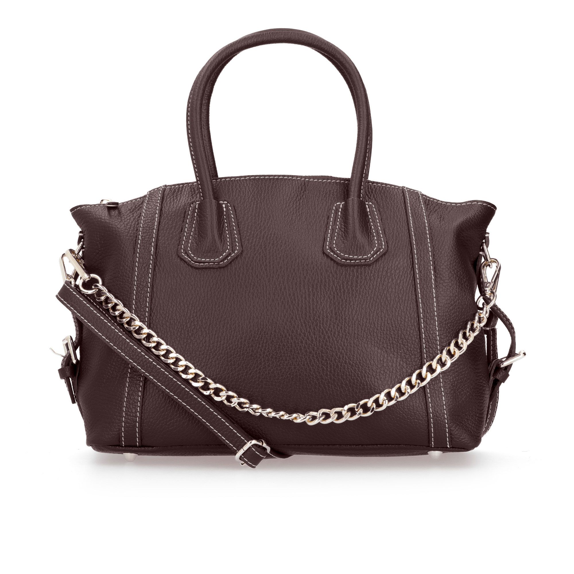 Le Corone Bags
Borsa a mano
in pelle Loran
con cuciture