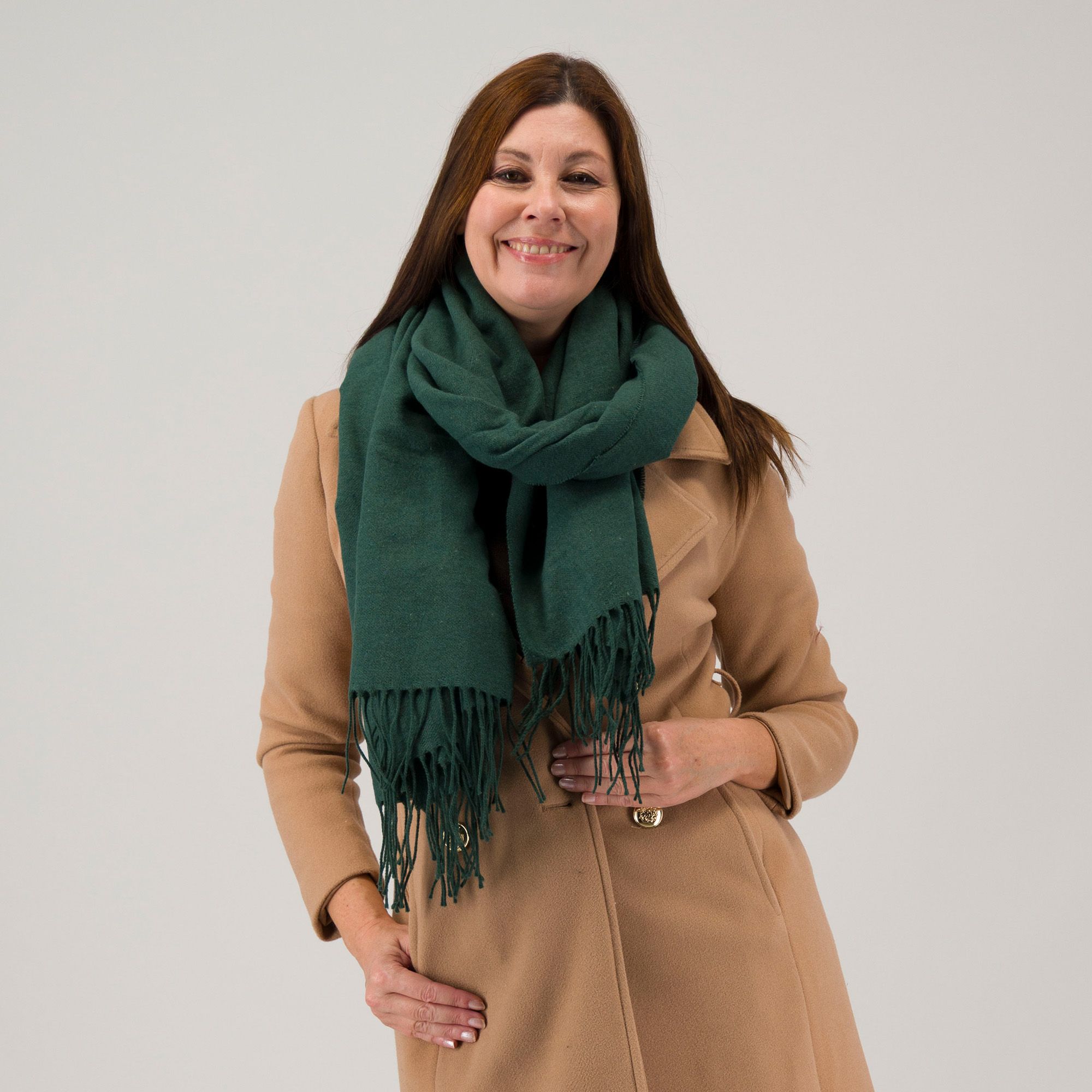 Carlotta Neri
Stola in cotone
e lana con frange