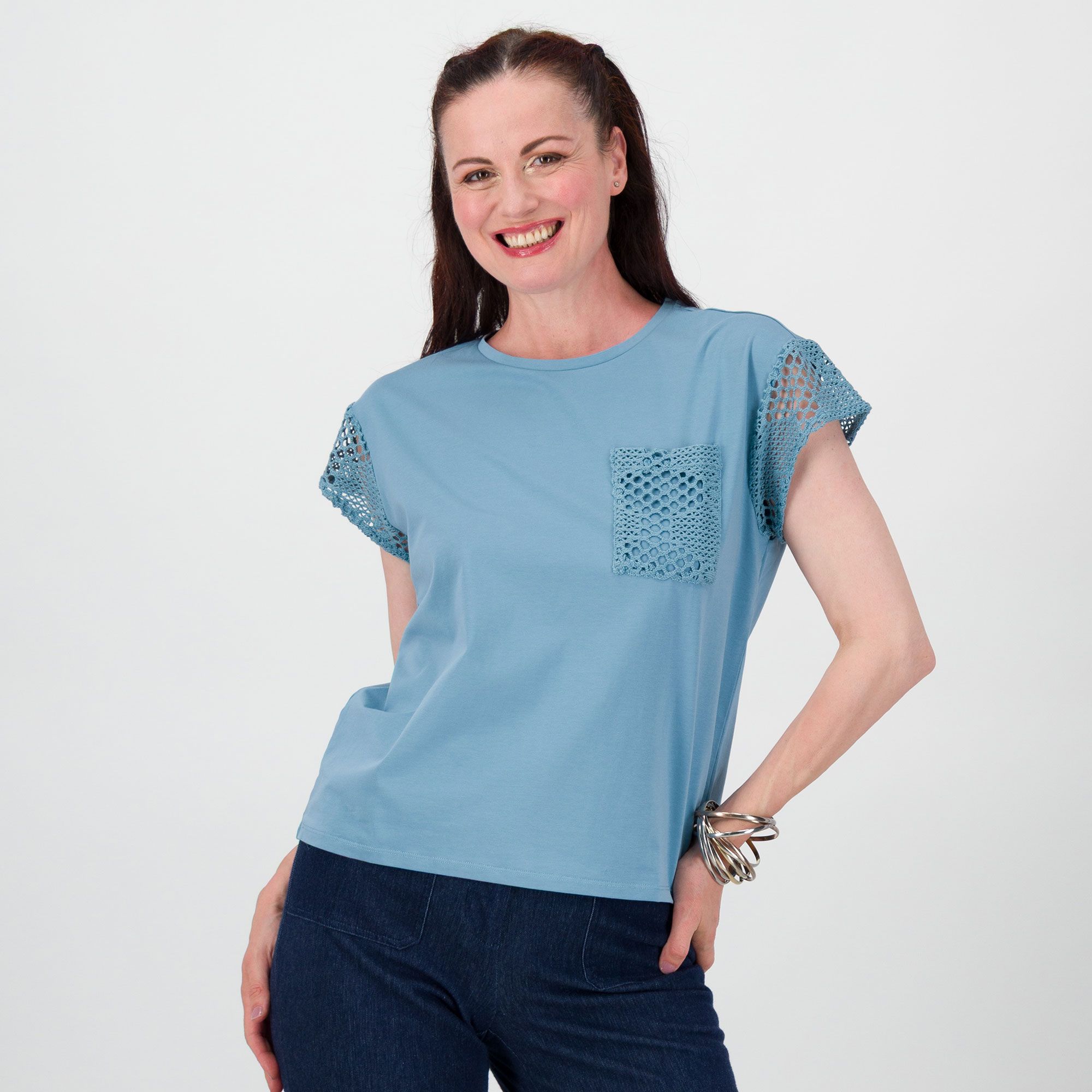 Grey by Jhoan
Sebastian Grey
T-shirt in cotone
e maniche ad aletta