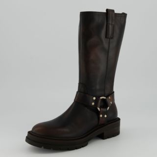 Galieti
Stivali 3/4 in pelle
con borchiette e
tacco 4 cm
