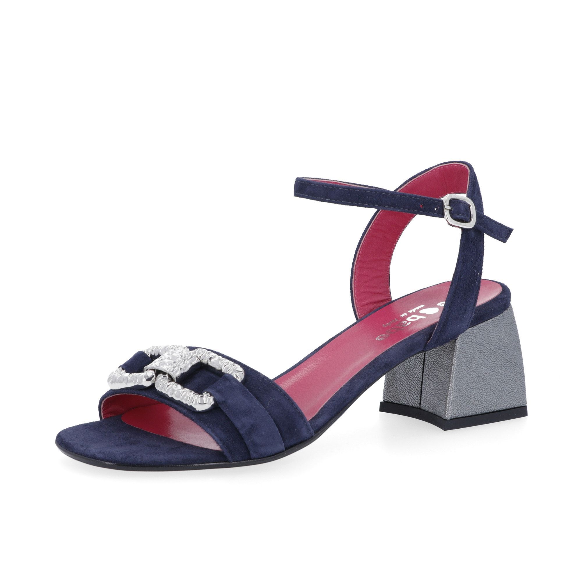 Image of Le Babe Sandali in pelle con morsetto tacco 6cm061