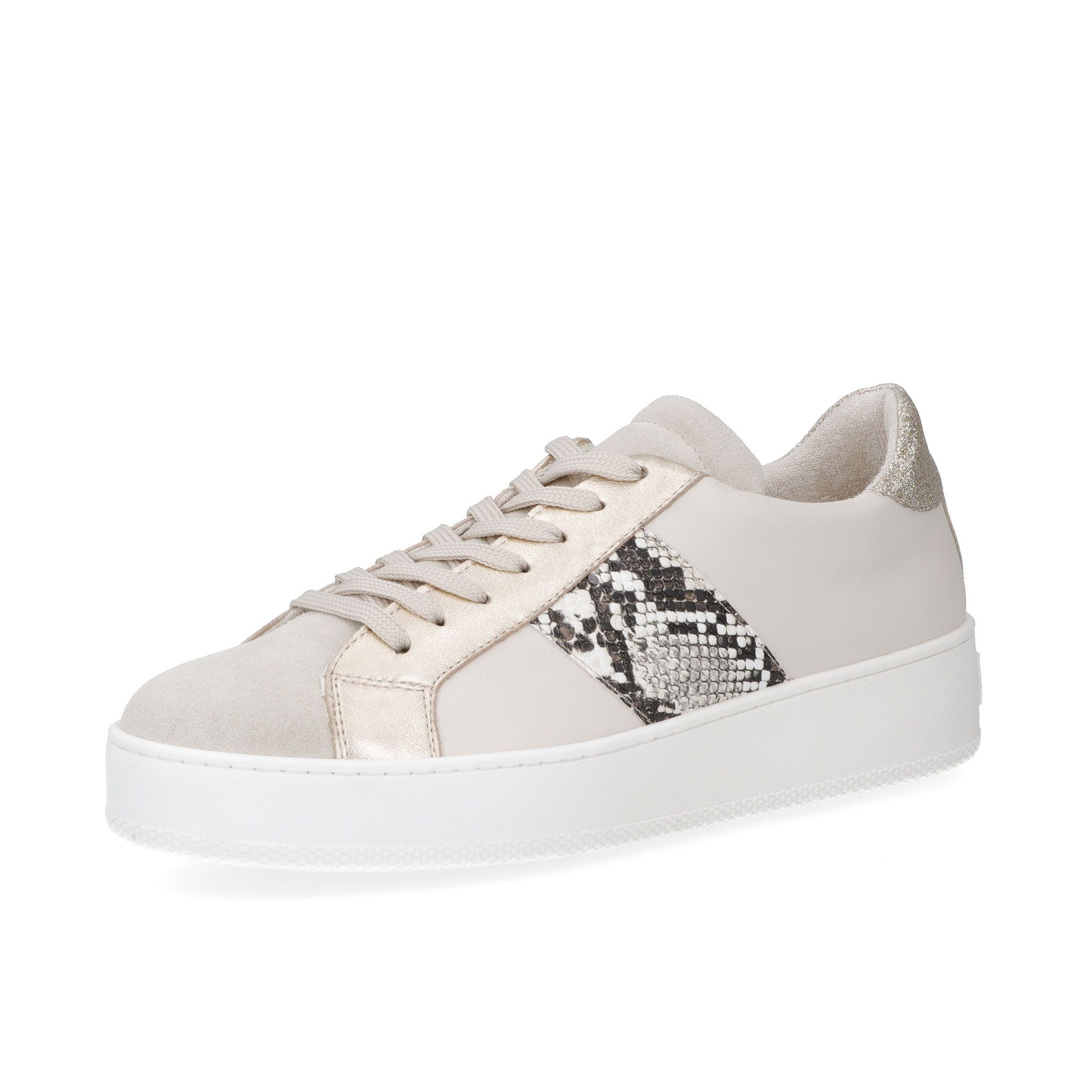 Gioia A.
Sneaker stringate
in pelle
con inserti laterali