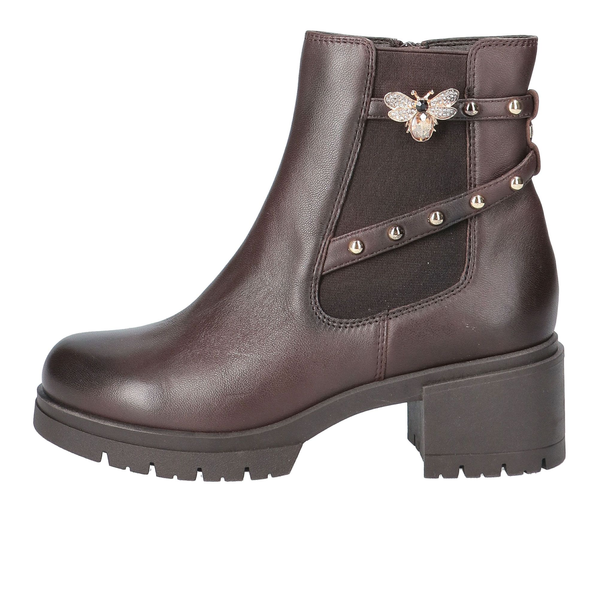 Le Serpentini
Stivaletti biker
in pelle tacco 6 cm