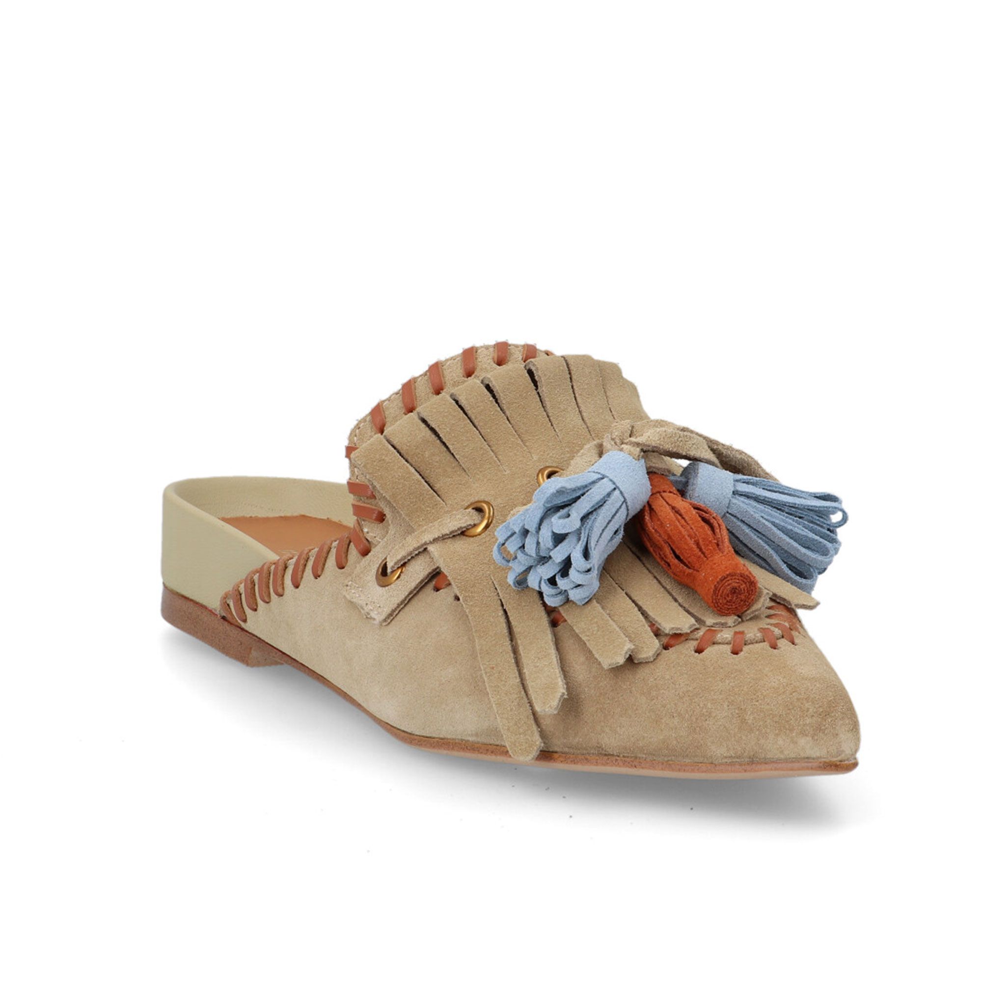 Cris Vergré
Sabot in pelle
scamosciata con
suola 1 cm