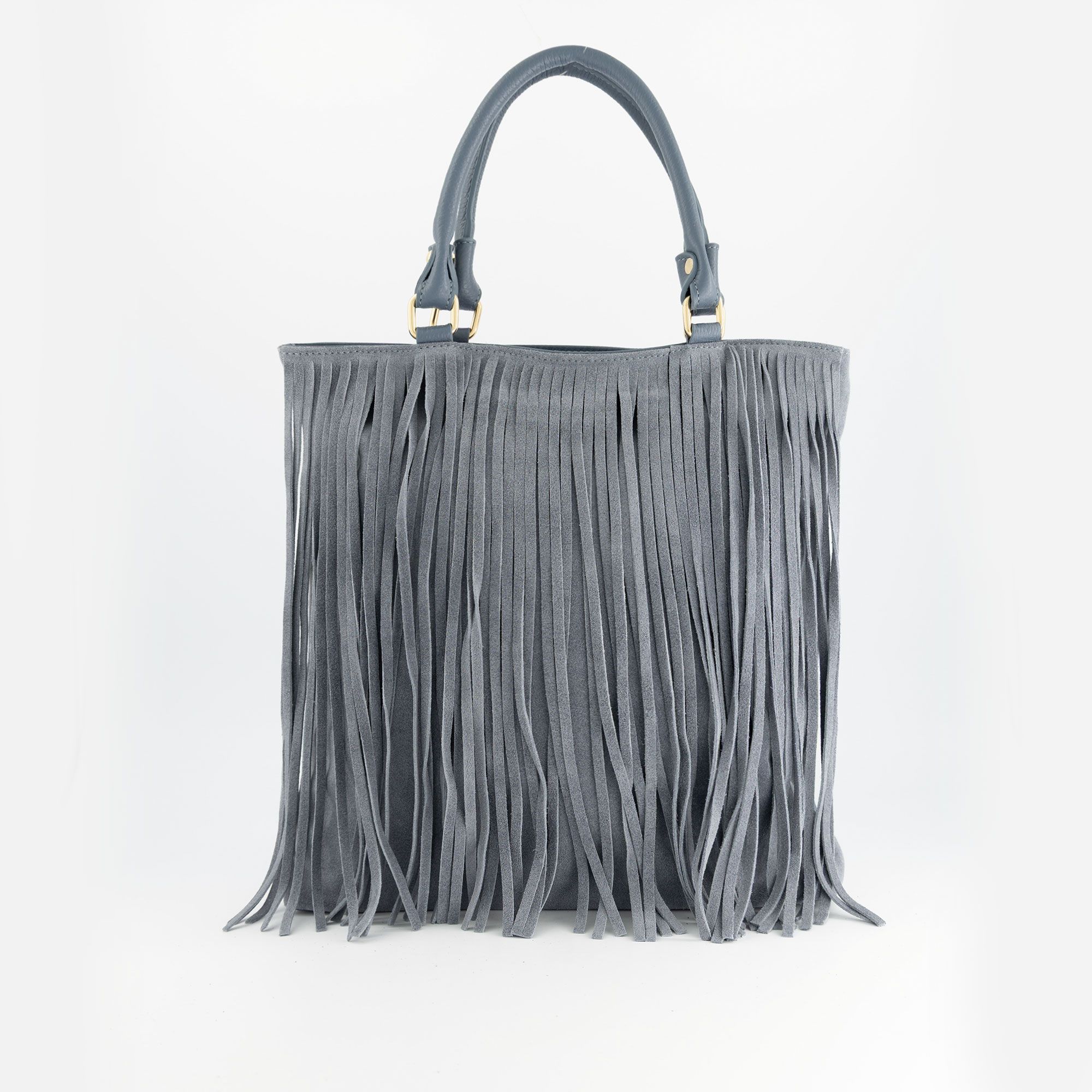 Le Corone Bags
Borsa a mano in pelle
con frange
Shopper 70