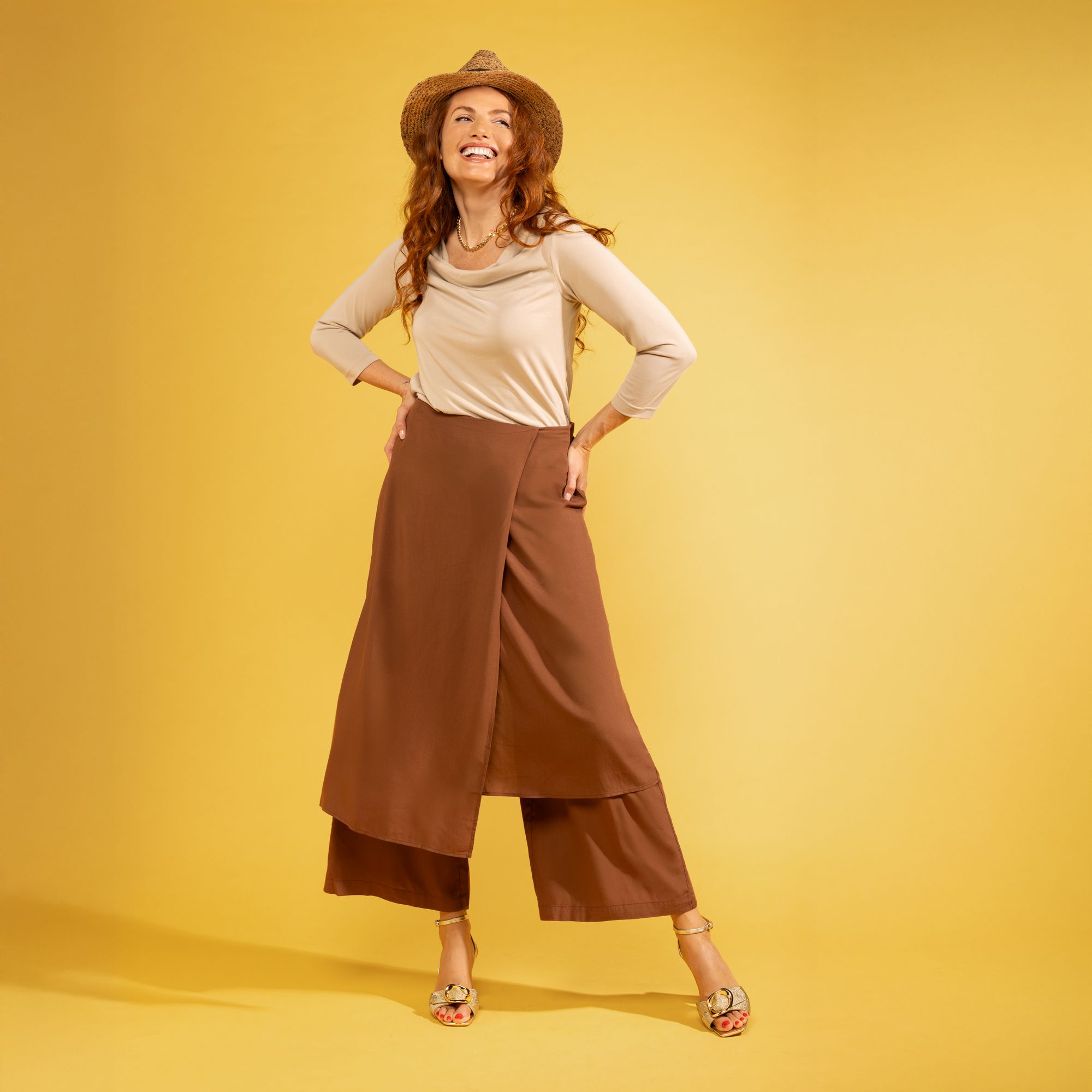 Caterina Lancini
Pantaloni pareo
con elastico in vita
anche Petite